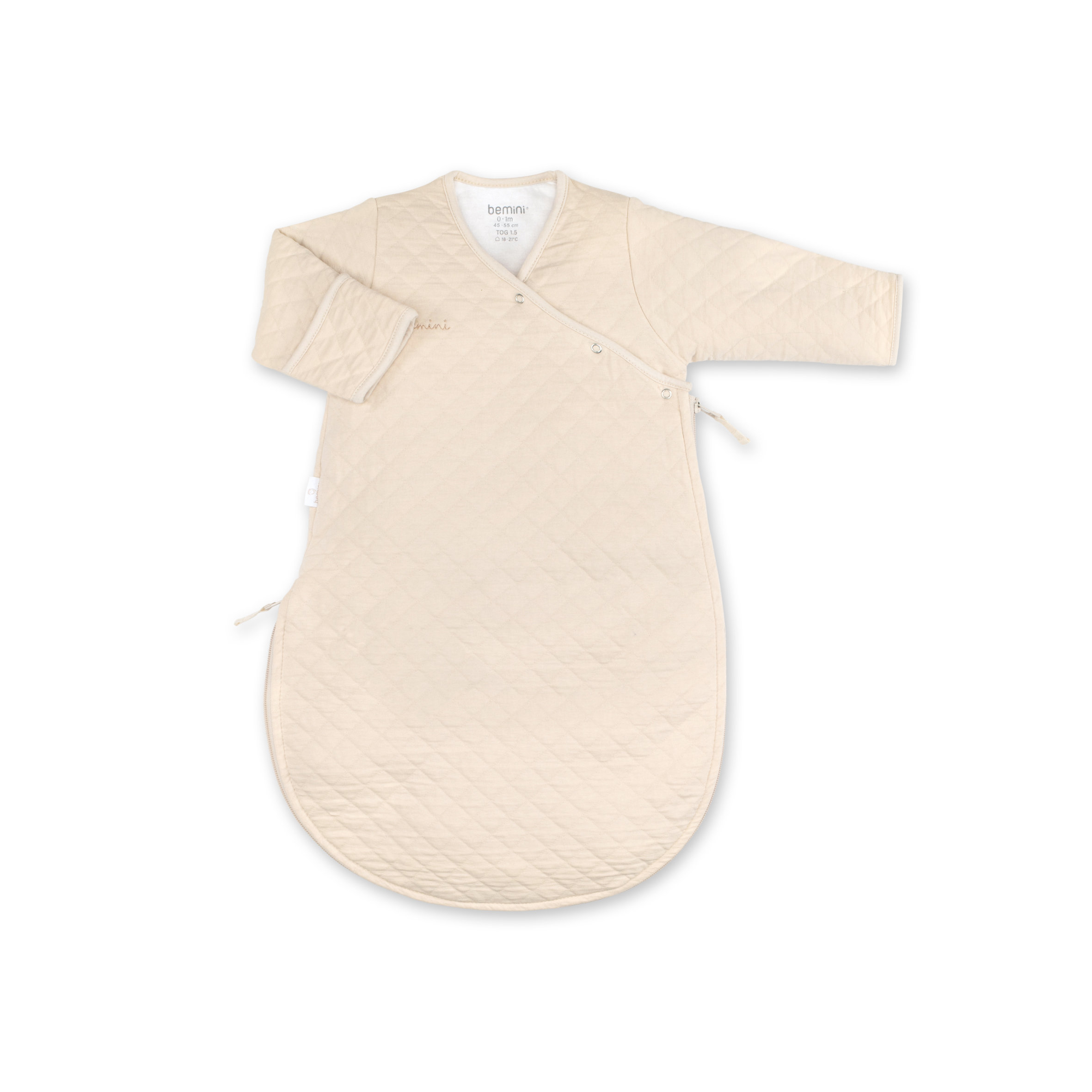 MAGIC BAG Pady quilted jersey 0-1m QUILT Cream tog 1.5