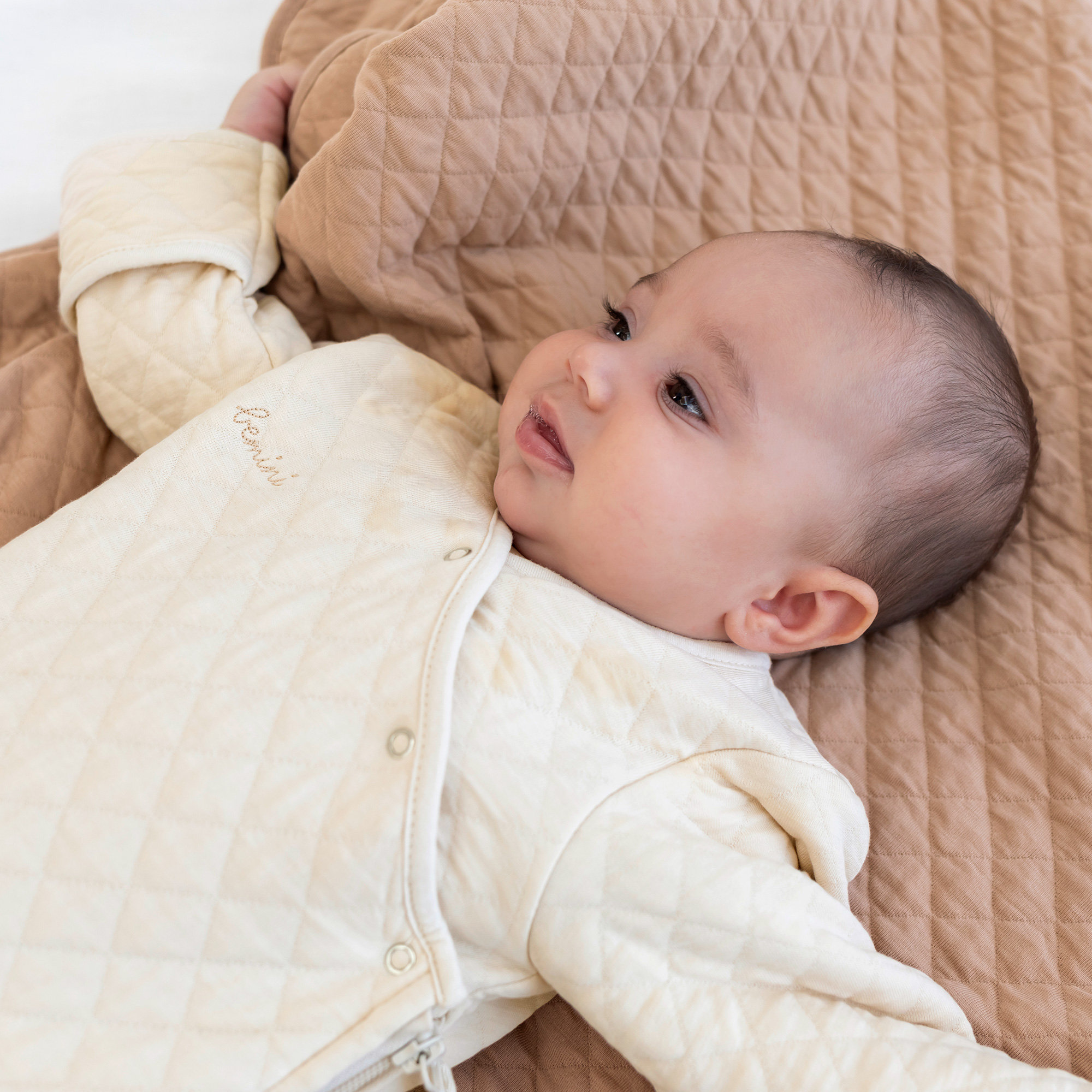 MAGIC BAG Pady quilted jersey 0-1m QUILT Cream TOG 1.5[BAGS]