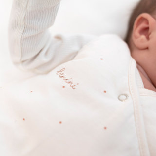 MAGIC BAG Pady jersey + jersey 0-1m CHOUX Dots ecru TOG 1.5