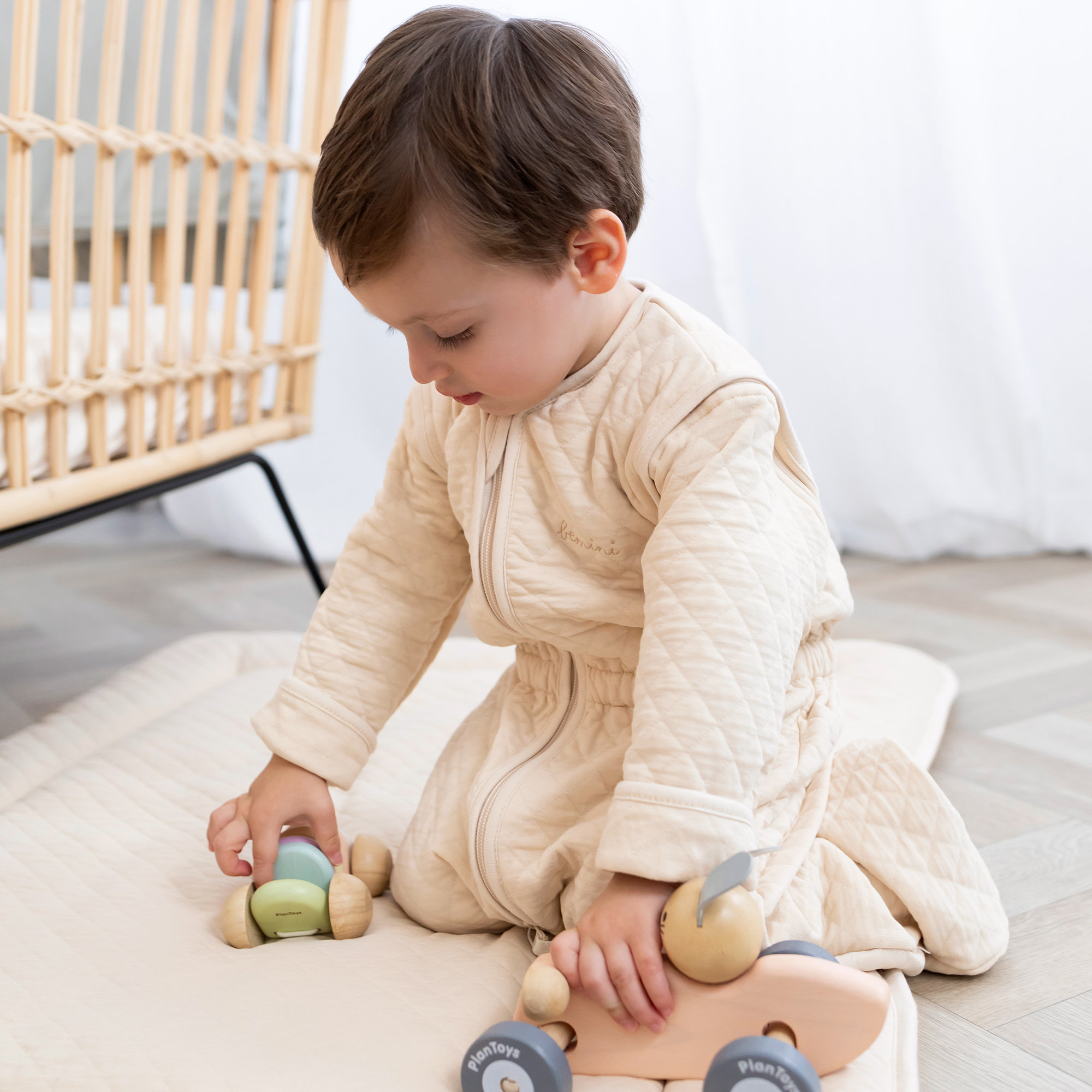 MAGIC BAG Gewatteerd comfort 12-24m QUILT Cream TOG 1.5[BAGS]
