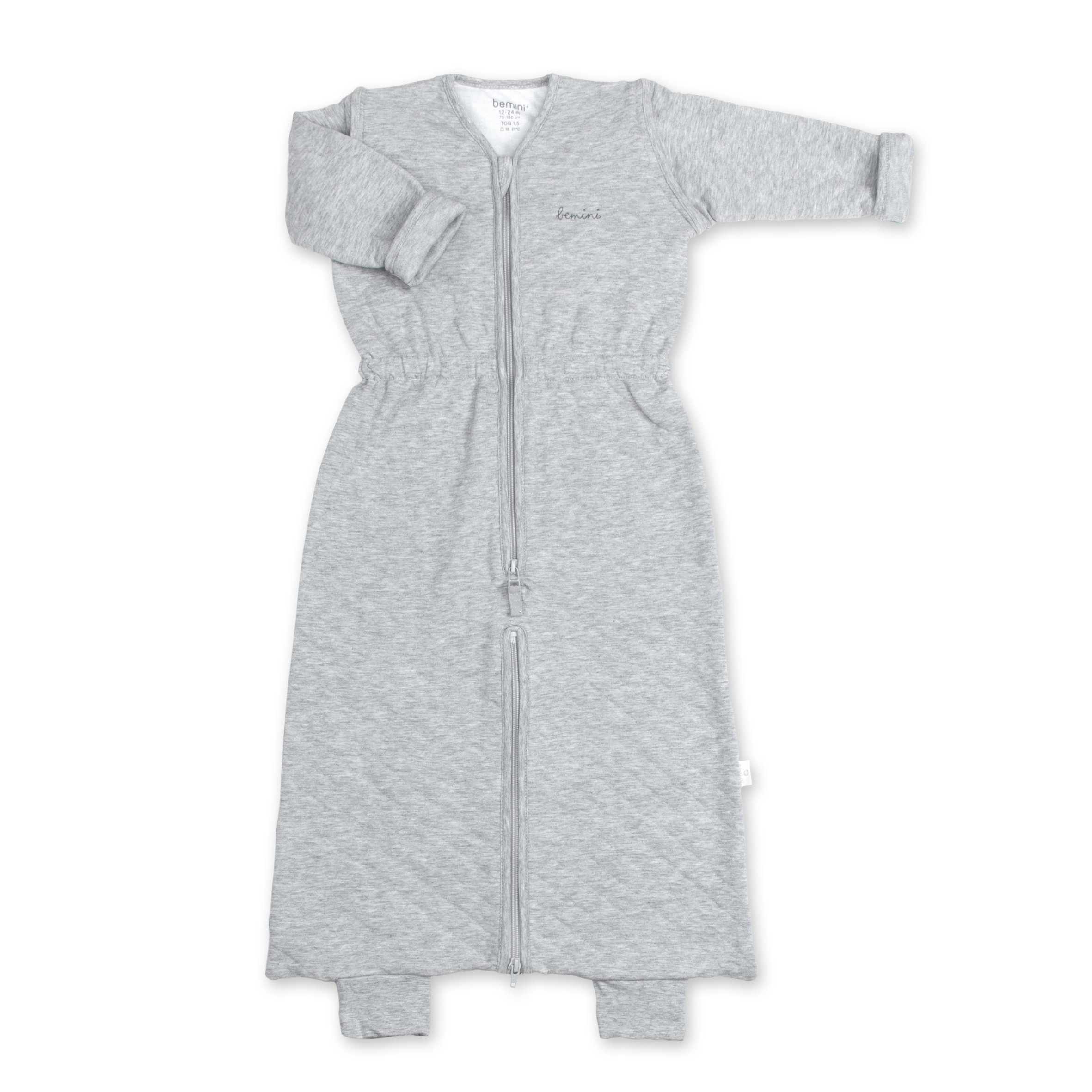 MAGIC BAG Gewatteerd comfort 12-24m QUILT Mix grey TOG 1.5