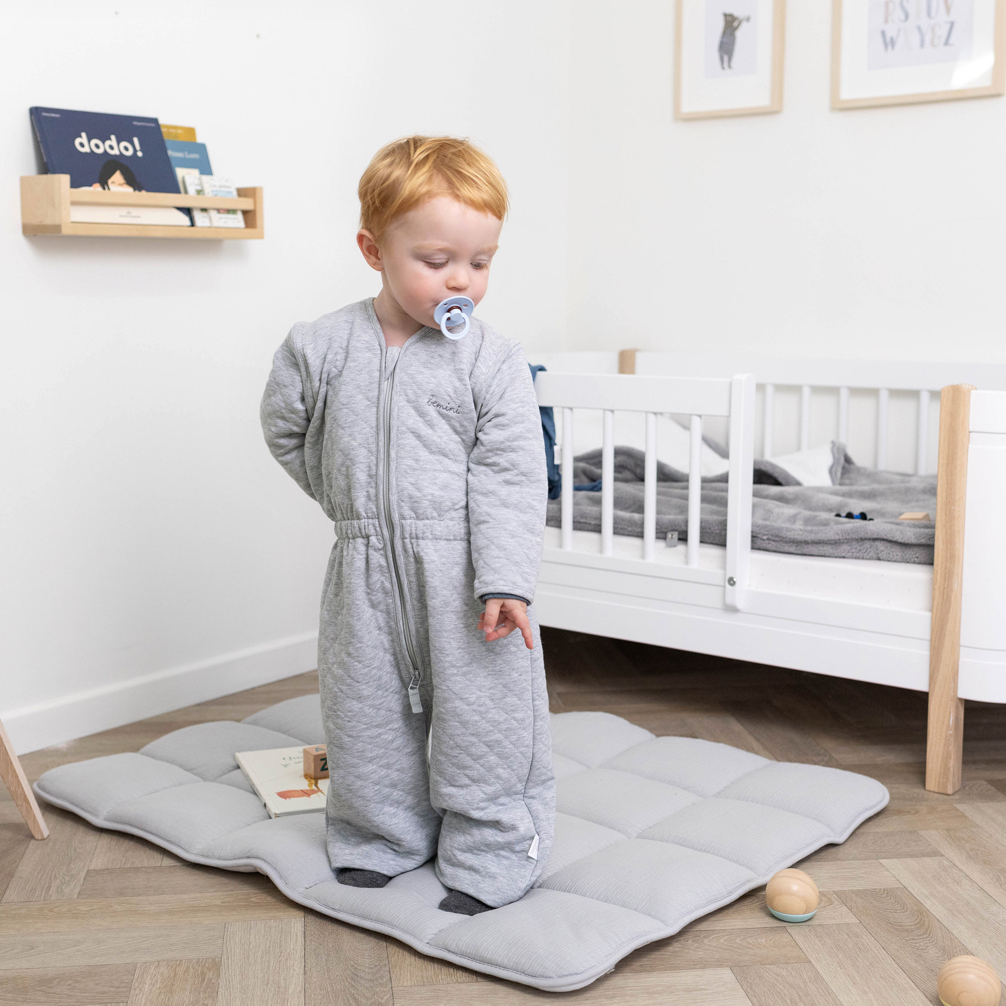 MAGIC BAG Pady quilted jersey 12-24m QUILT Mix grey TOG 1.5[BAGS]