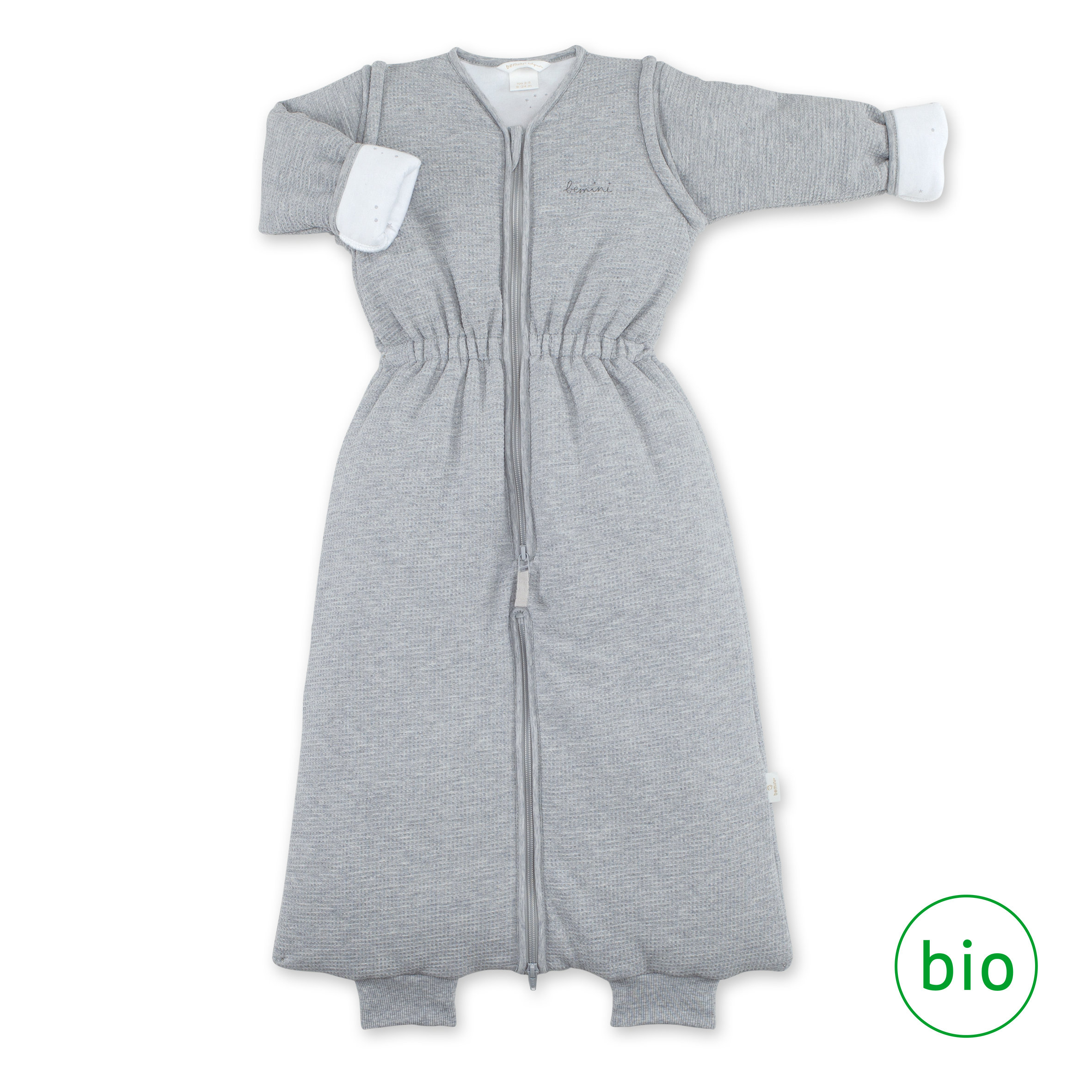 MAGIC BAG Pady waffle + jersey bio 12-24m WAFLE Mix grey tog 2.5
