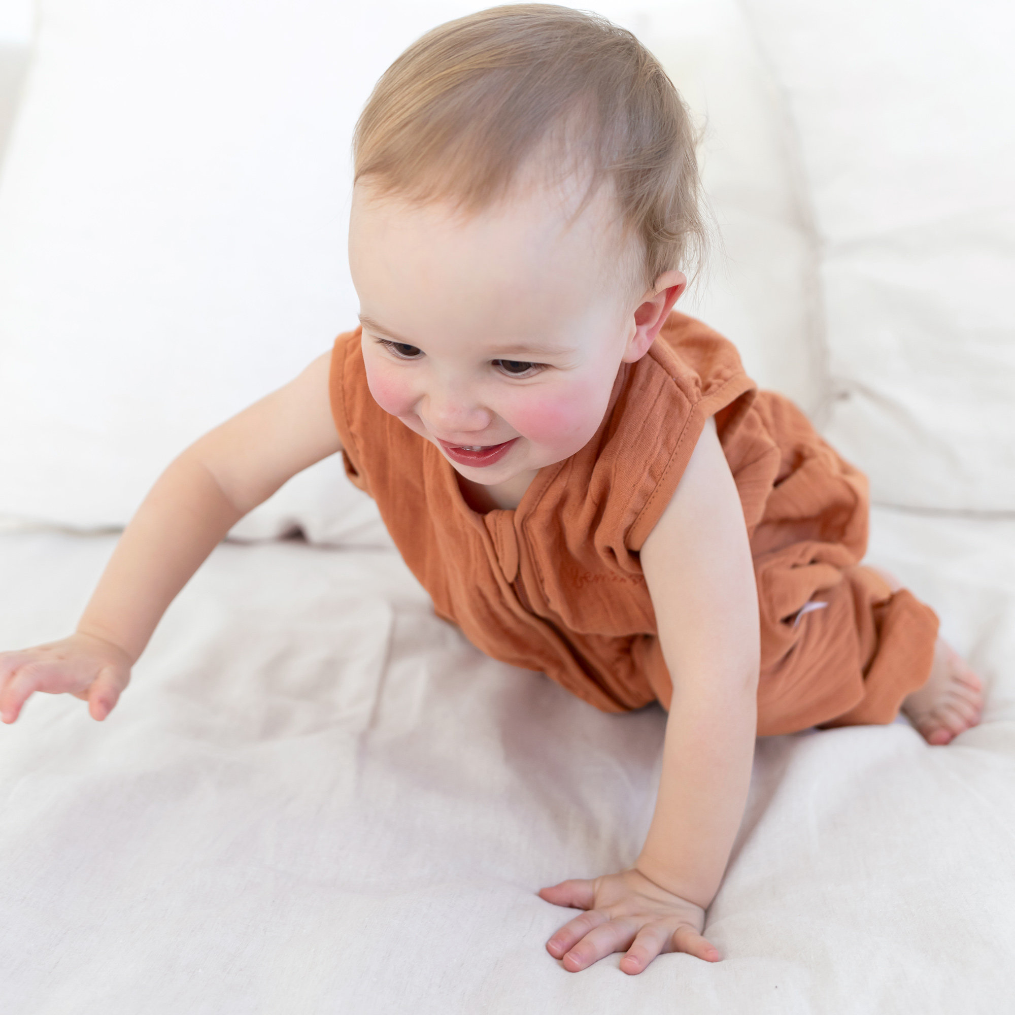 MAGIC BAG Soft summer muslin 12-24m SWADL Pumpkin TOG 0.5[BAGS]