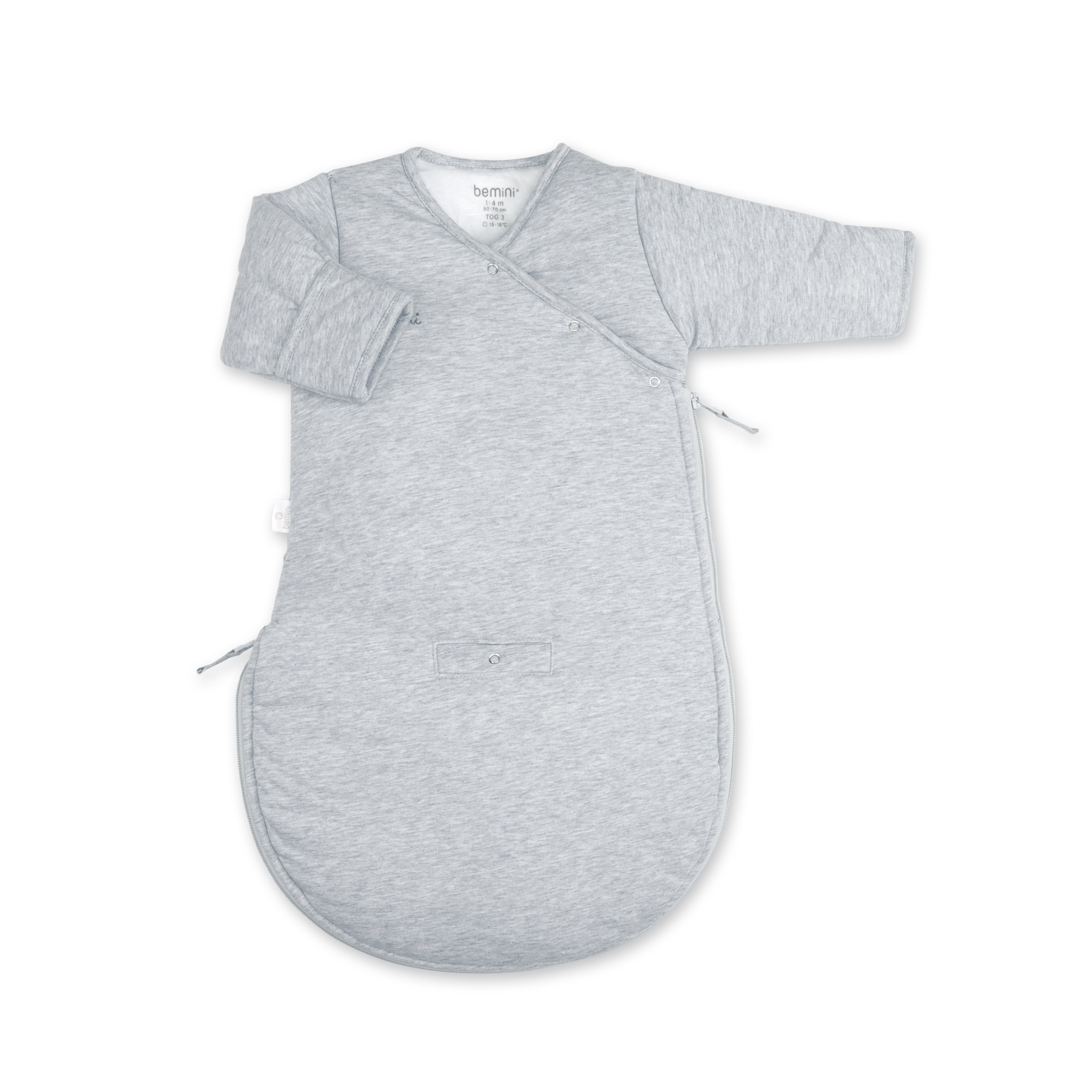 MAGIC BAG Warm cocoon 1-4m BEMINI Mix grey TOG 3
