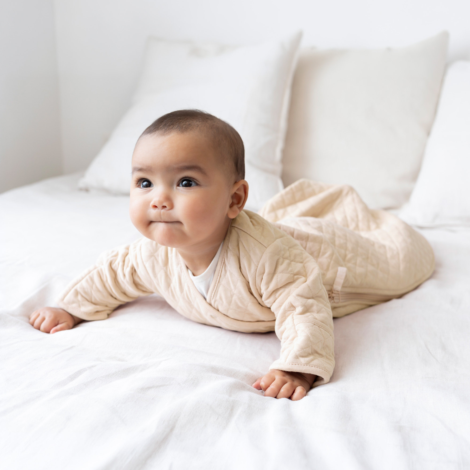 MAGIC BAG Pady quilted jersey 1-4m QUILT Cream TOG 1.5[BAGS]