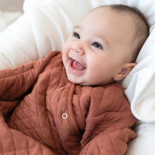 MAGIC BAG Pady quilted jersey 1-4m QUILT Brick TOG 1.5