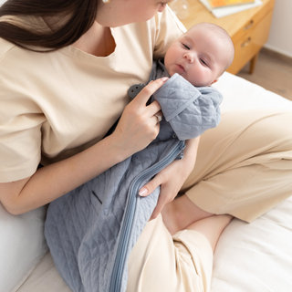 MAGIC BAG Pady quilted jersey 1-4m QUILT Stone TOG 1.5