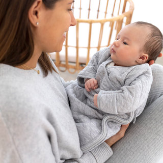 MAGIC BAG Pady quilted jersey 1-4m QUILT Mix grey TOG 1.5