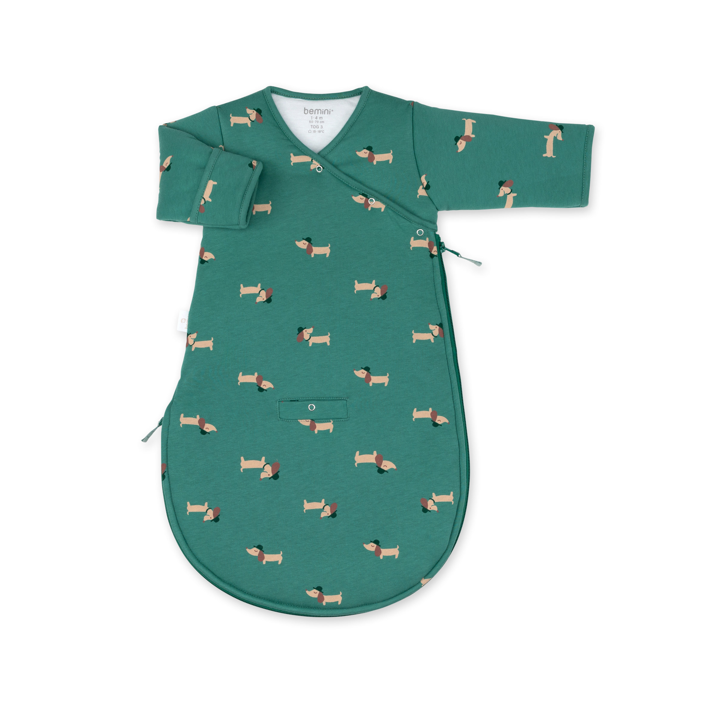MAGIC BAG Warm cocoon 1-4m WOUFF Wouff spinach TOG 3