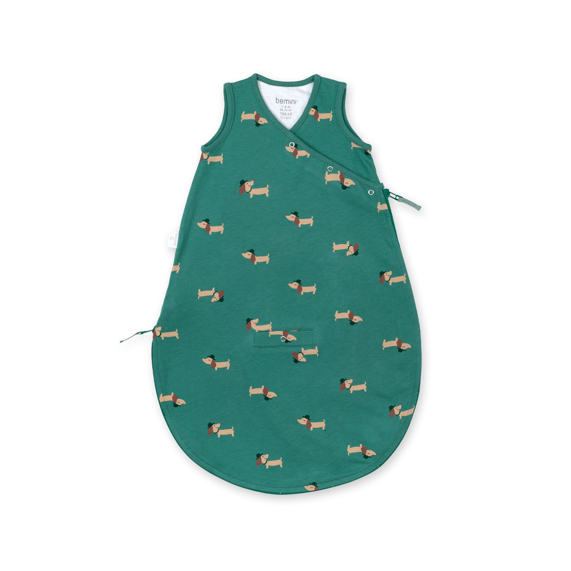 MAGIC BAG Jersey d’été 1-4m WOUFF Wouff spinach TOG 0.5