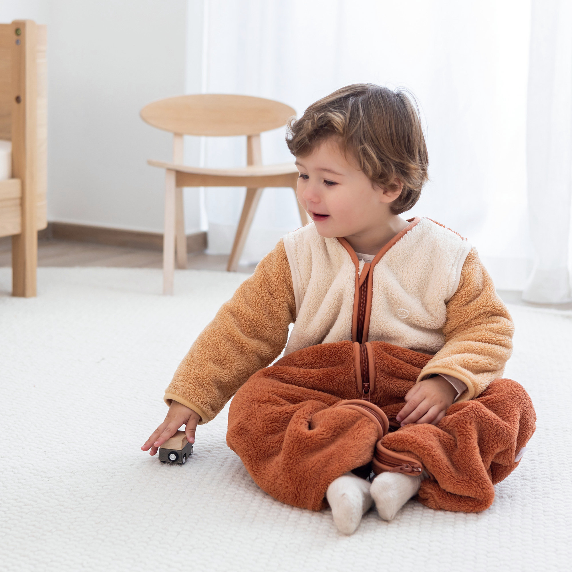 MAGIC BAG Gentle warmth 24-36m COLOR Hazelnut tricolor TOG 2.5