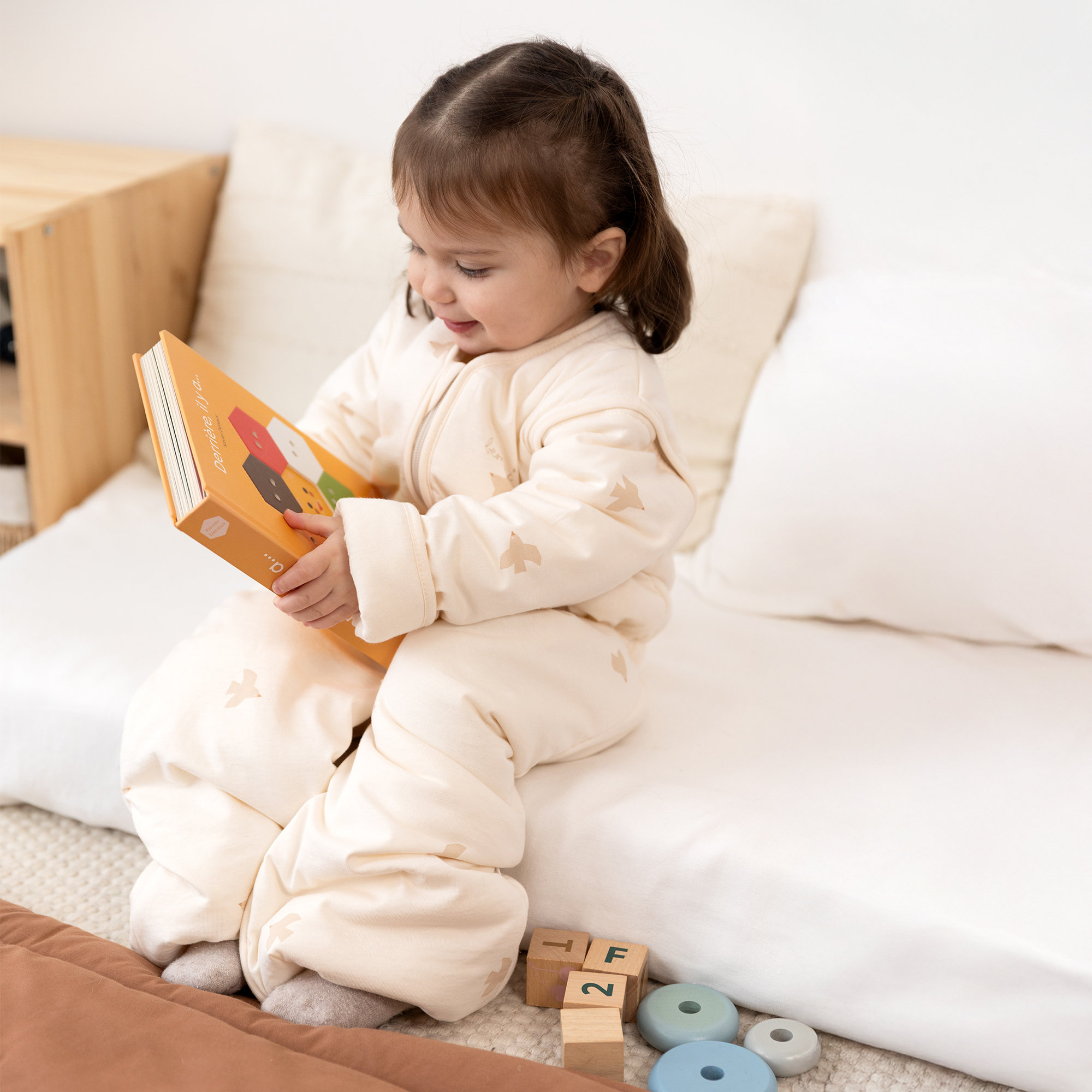 MAGIC BAG Pady jersey + jersey 24-36m PIUMA Piuma ecru TOG 2.5[BAGS]