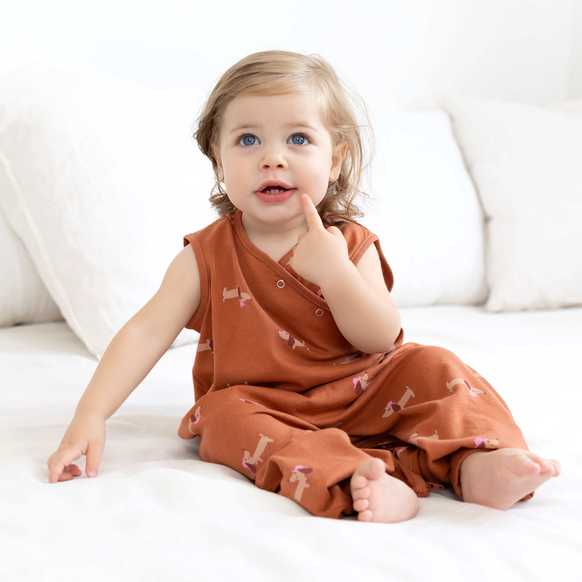 MAGIC BAG Jersey 4-12m WOUFF Print wouff noisette TOG 0.5