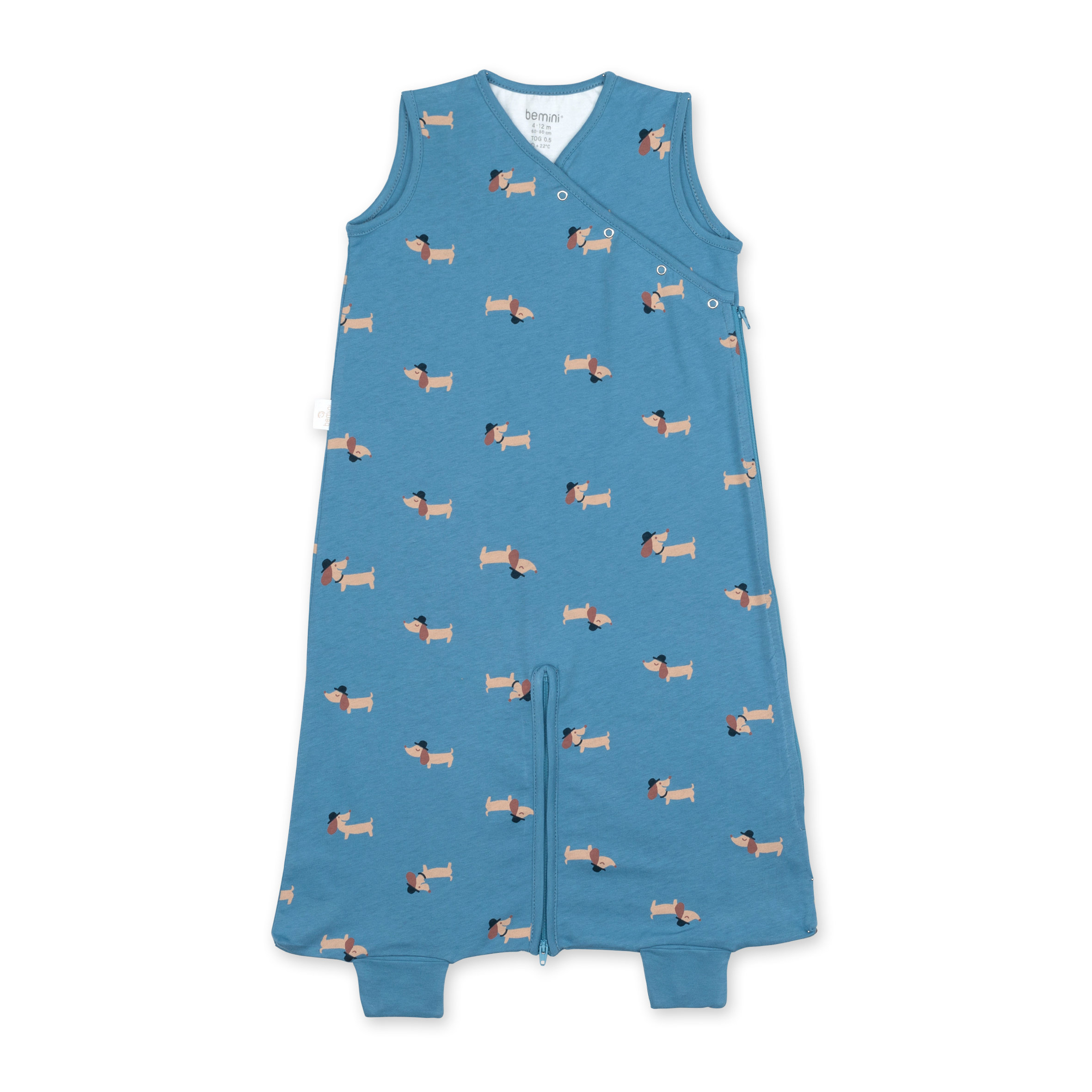 MAGIC BAG Jersey 4-12m WOUFF Print wouff Turquoise TOG 0.5