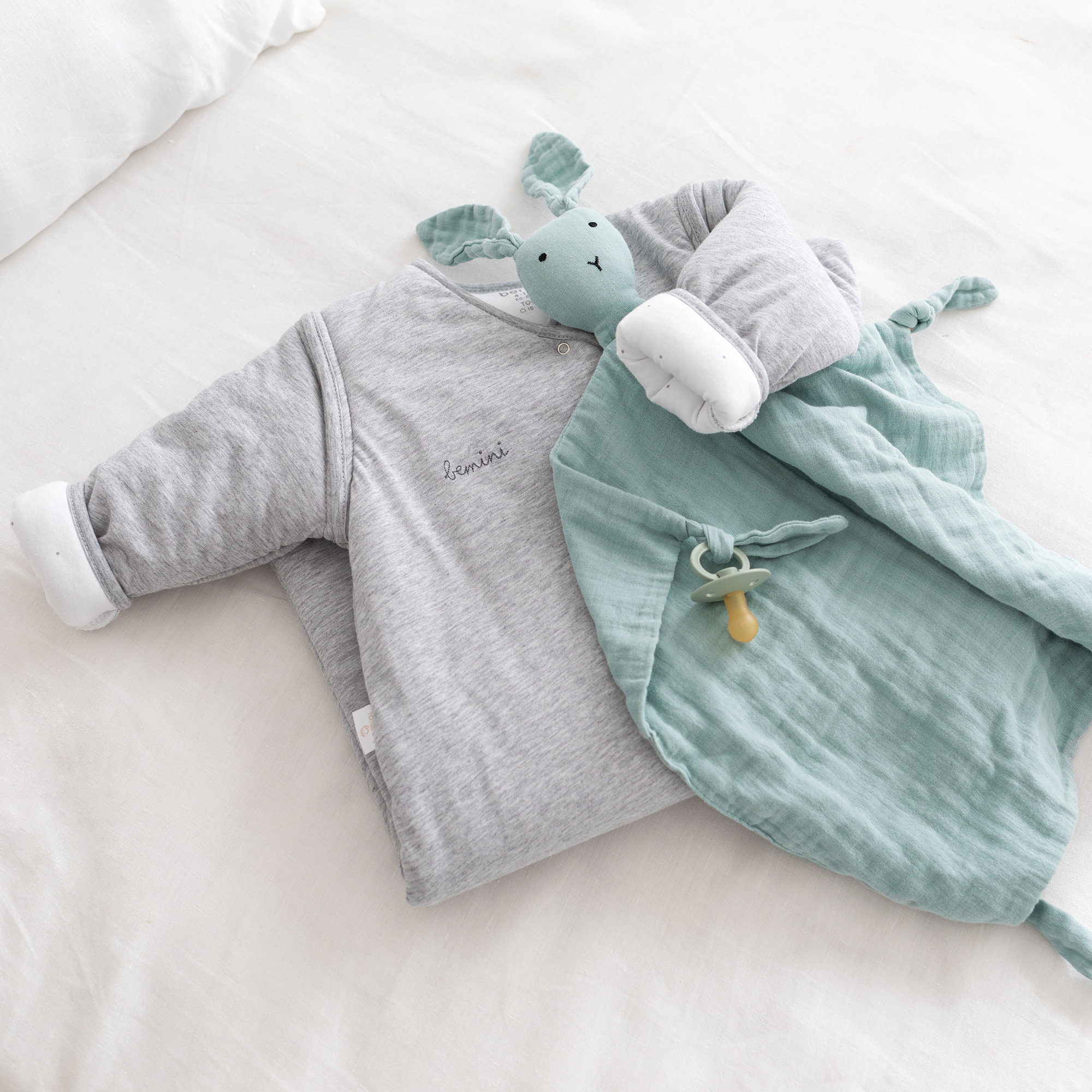 MAGIC BAG Pady jersey + jersey 4-12m BEMINI Mix grey TOG 3[BAGS]