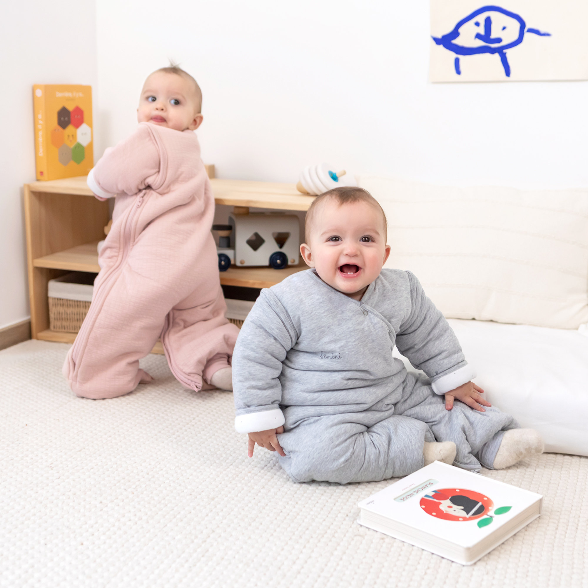 MAGIC BAG Pady jersey + jersey 4-12m BEMINI Mix grey TOG 3[BAGS]