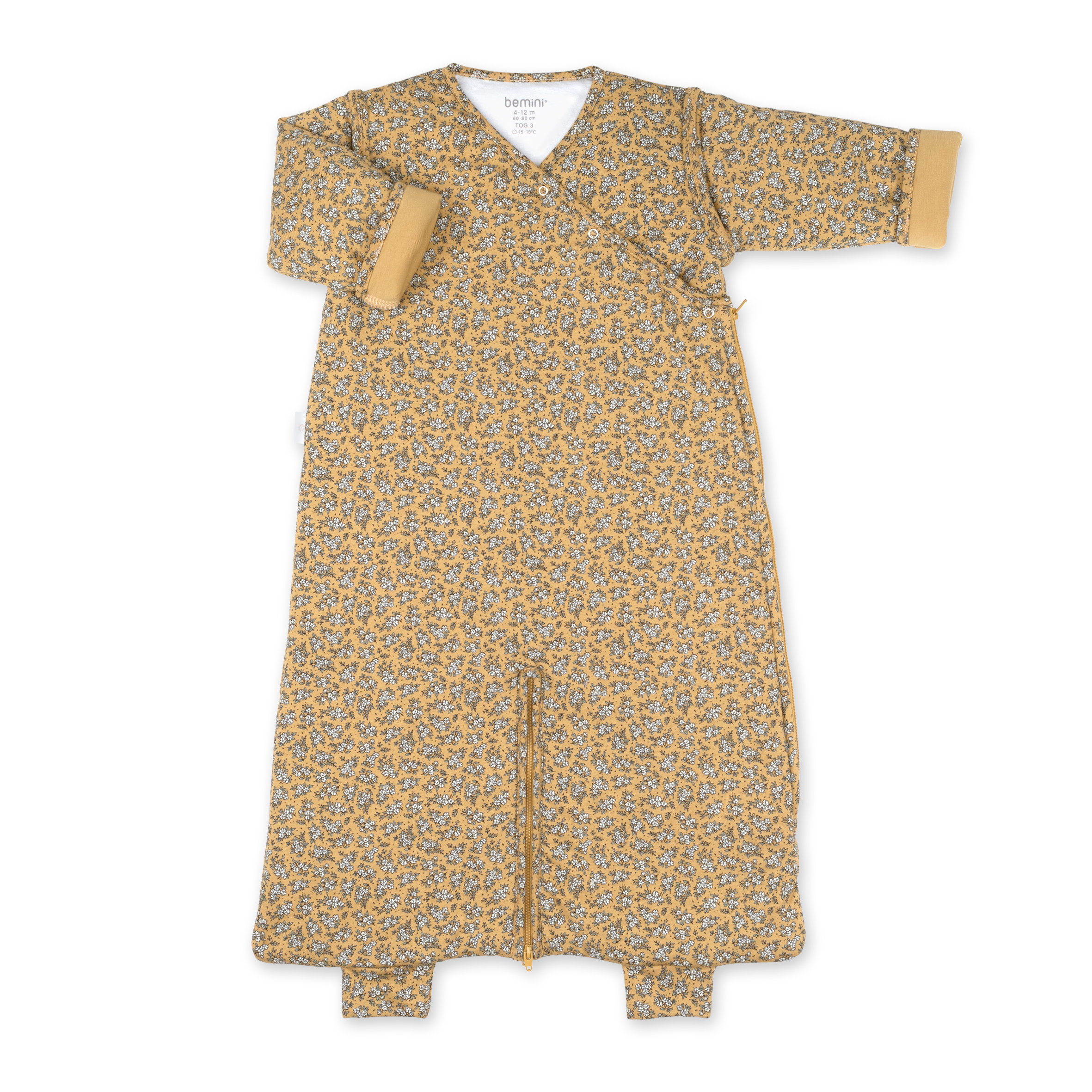 MAGIC BAG Pady jersey + jersey 4-12m HEIDI Print Heidi Ocre TOG 3