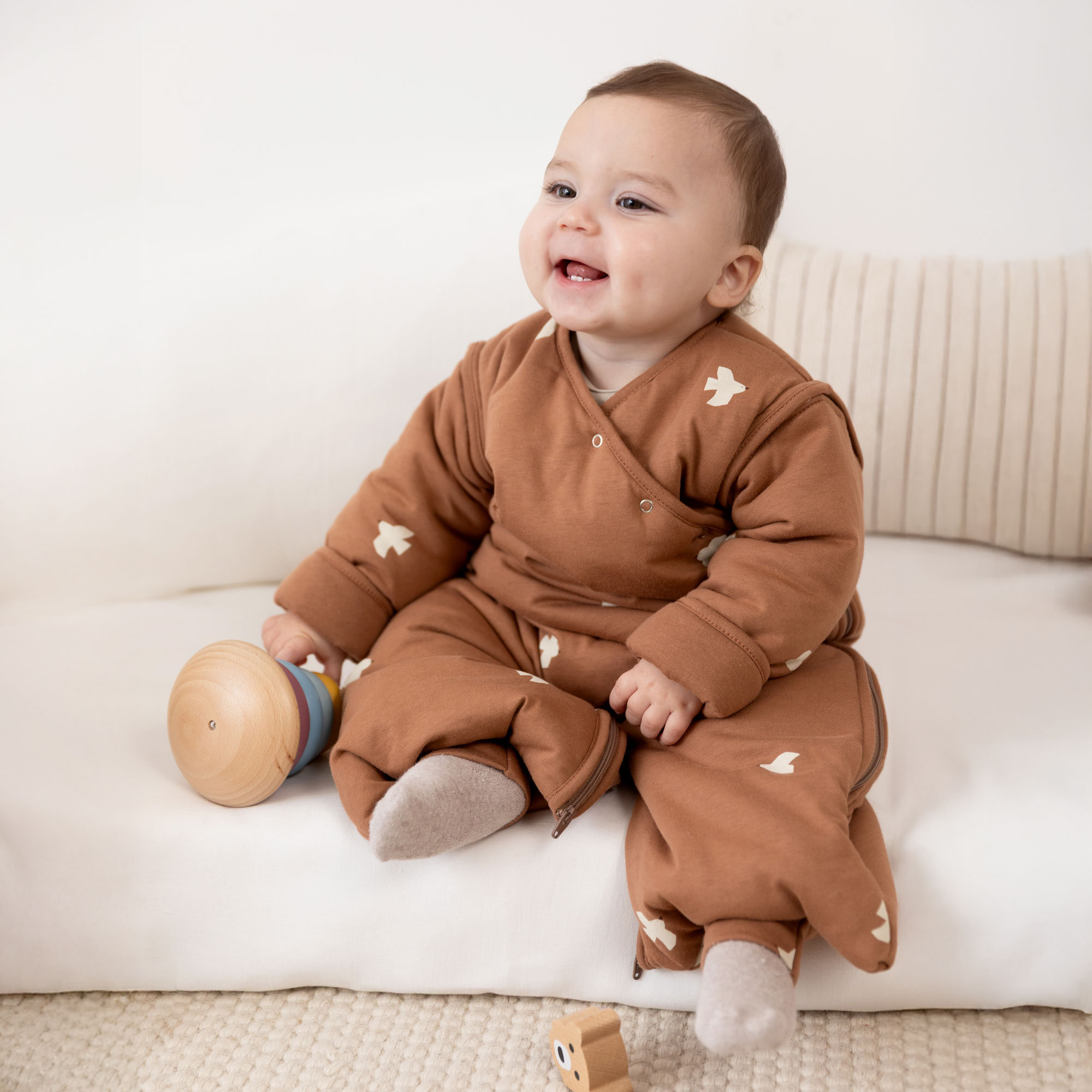 MAGIC BAG Pady jersey + jersey 4-12m PIUMA Piuma moka TOG 2.5[BAGS]