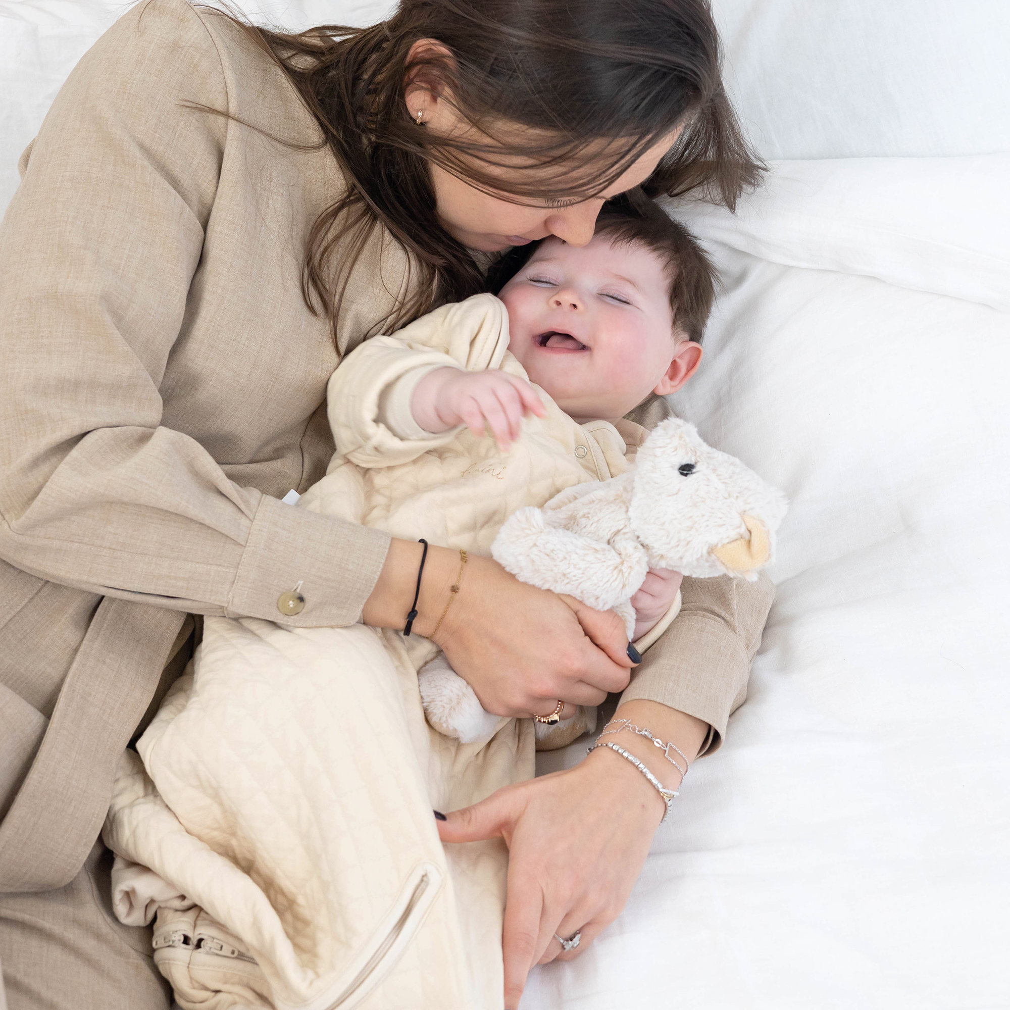 MAGIC BAG Pady quilted jersey 4-12m QUILT Cream TOG 1.5[BAGS]