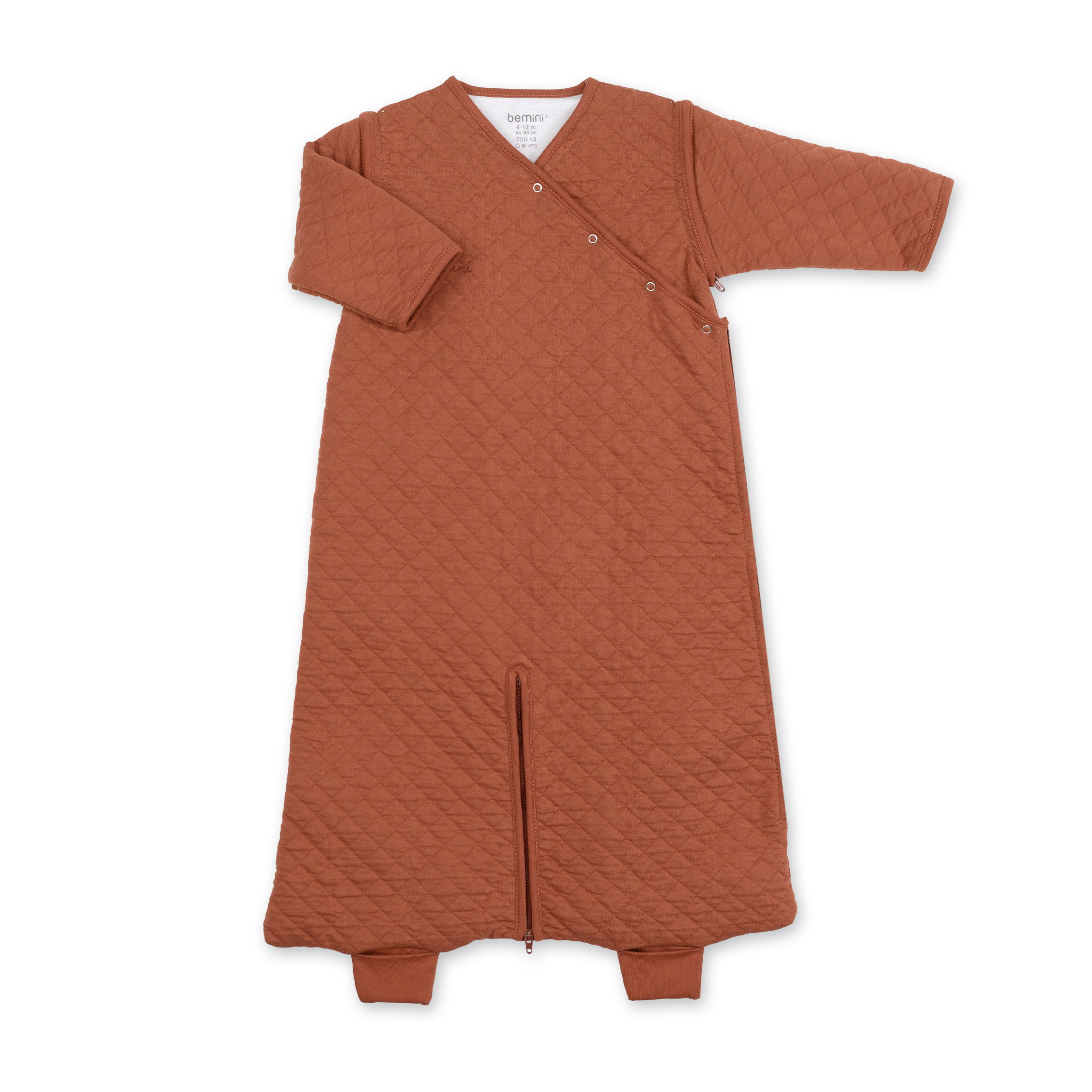 MAGIC BAG Pady quilted jersey 4-12m QUILT Brick TOG 1.5