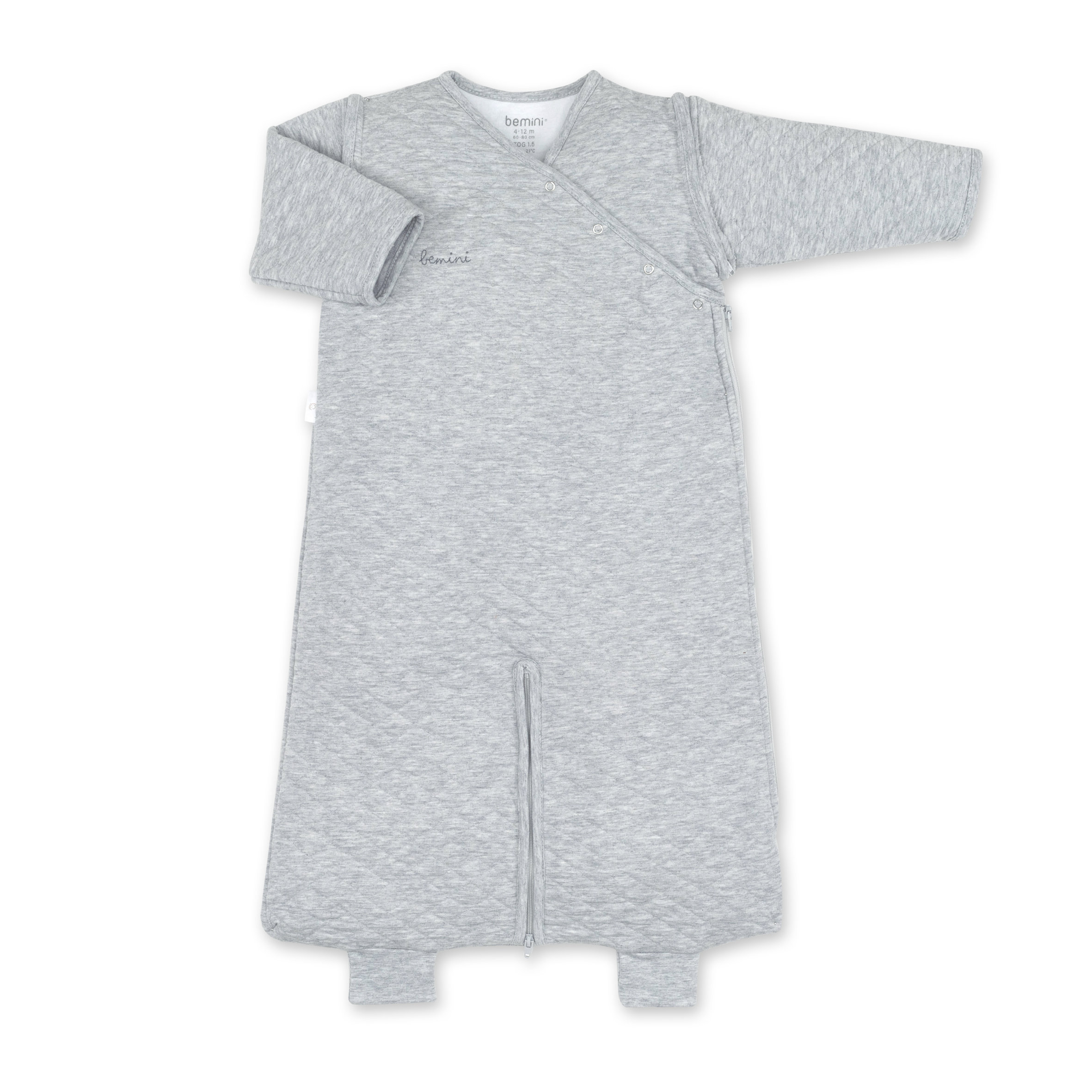 MAGIC BAG Quilted jersey 4-12m QUILT Mix grey tog 1.5