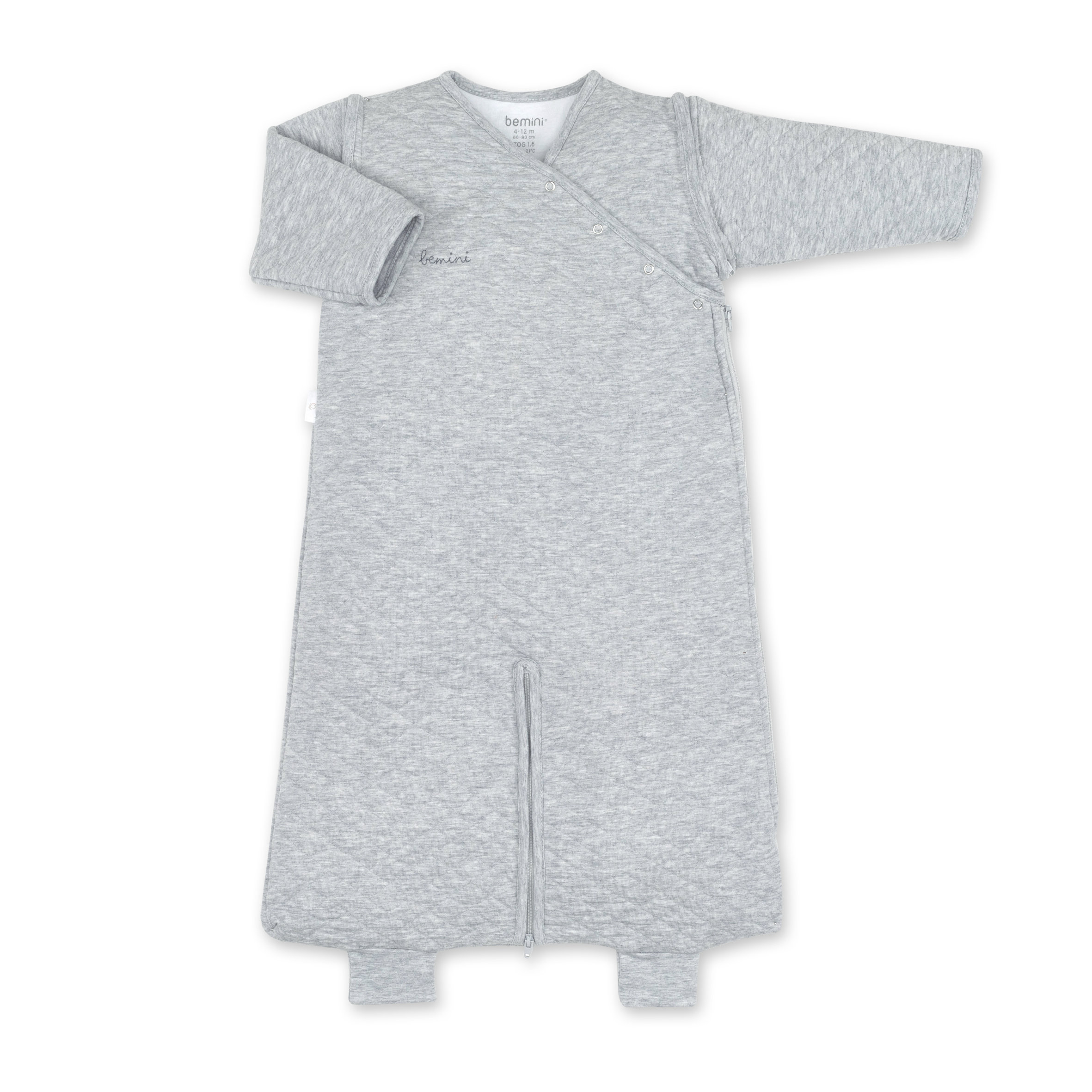 MAGIC BAG Gewatteerd comfort 4-12m QUILT Mix grey TOG 1.5