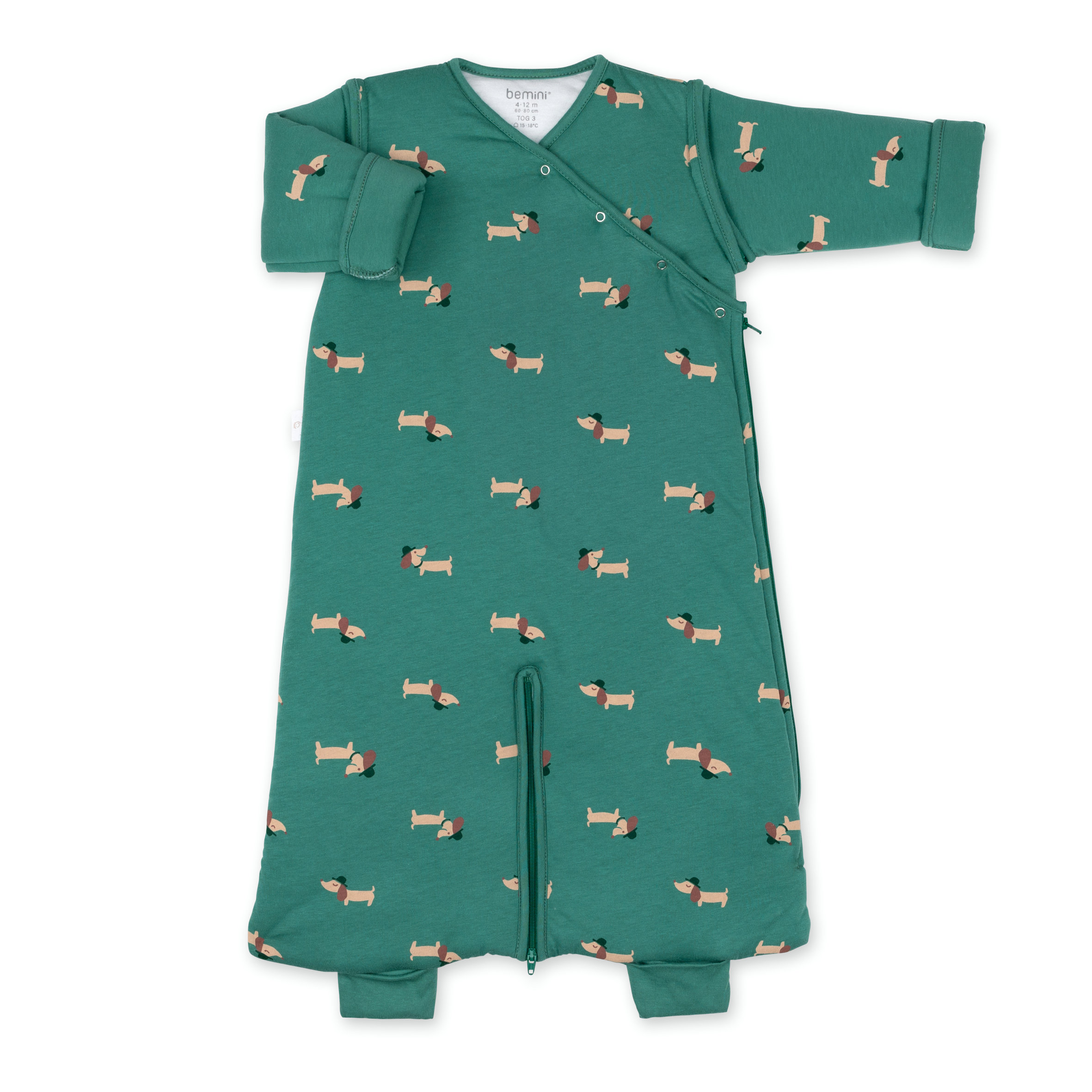 MAGIC BAG Cocón cálido 4-12m WOUFF Wouff spinach TOG 3
