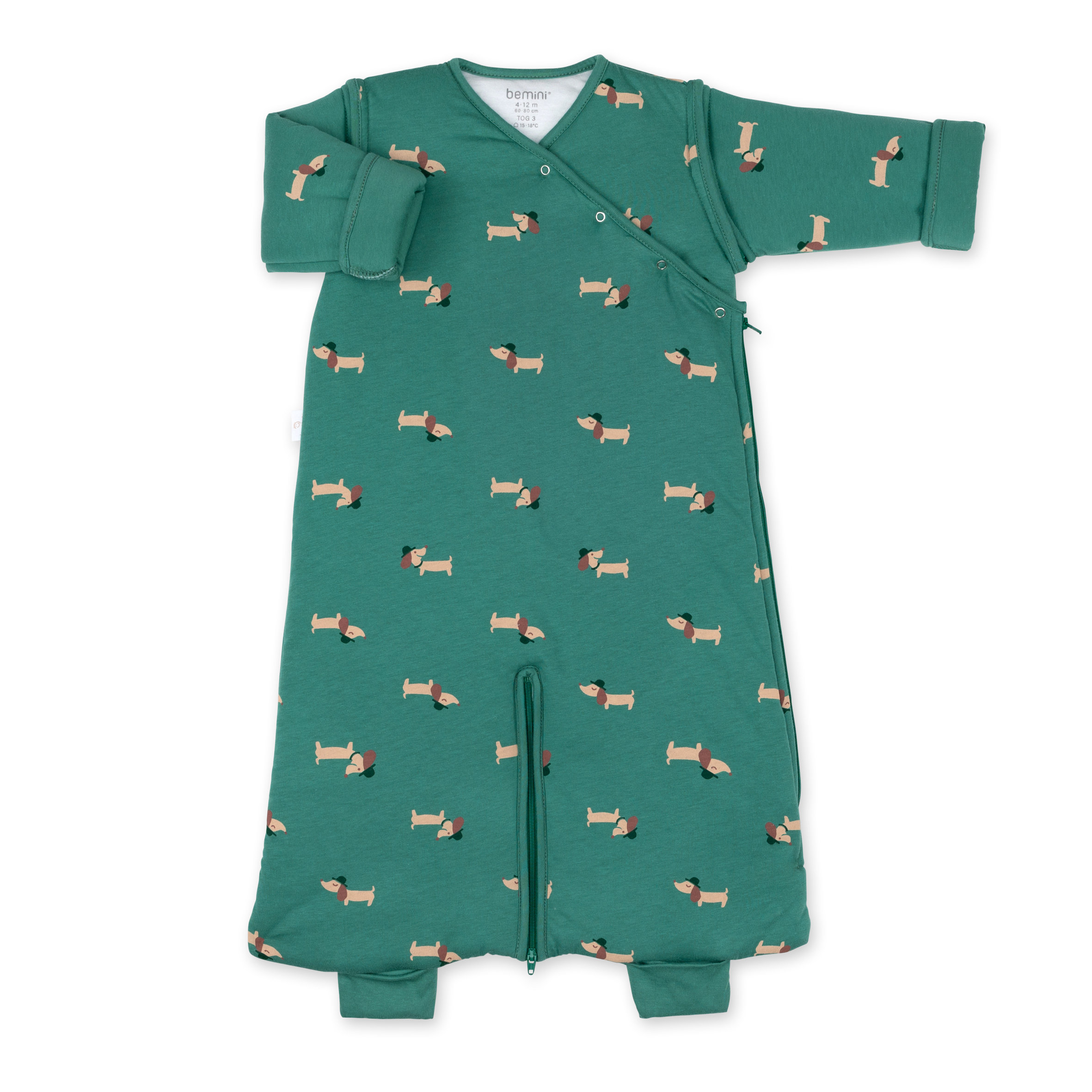 MAGIC BAG Warm cocon 4-12m WOUFF Wouff spinach TOG 3