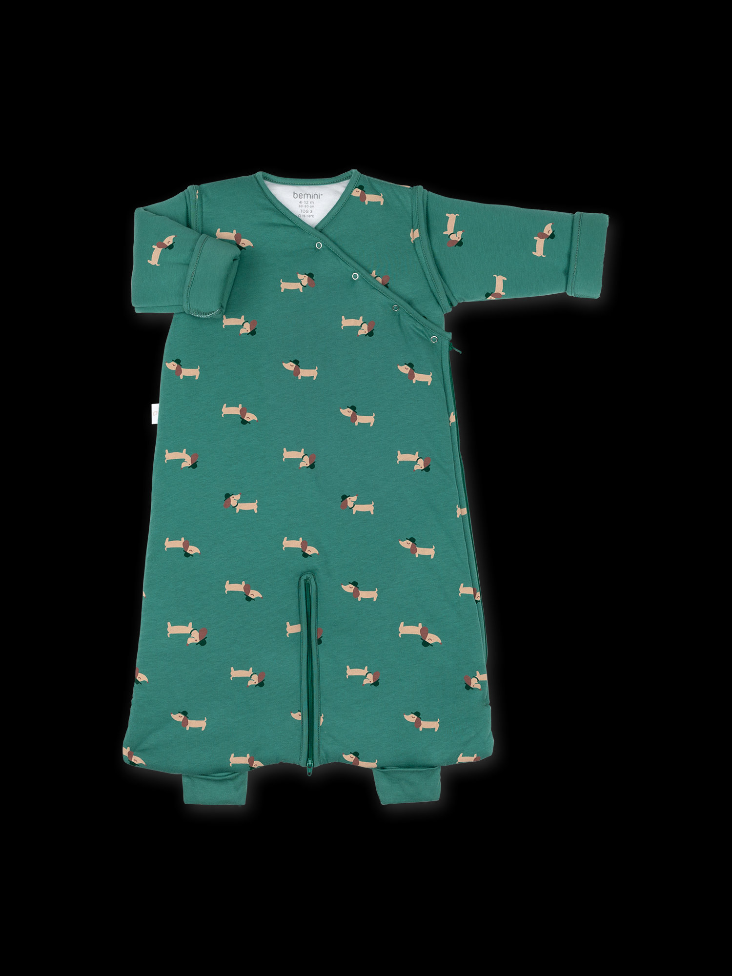 MAGIC BAG Warm cocoon 4-12m WOUFF Wouff spinach TOG 3
