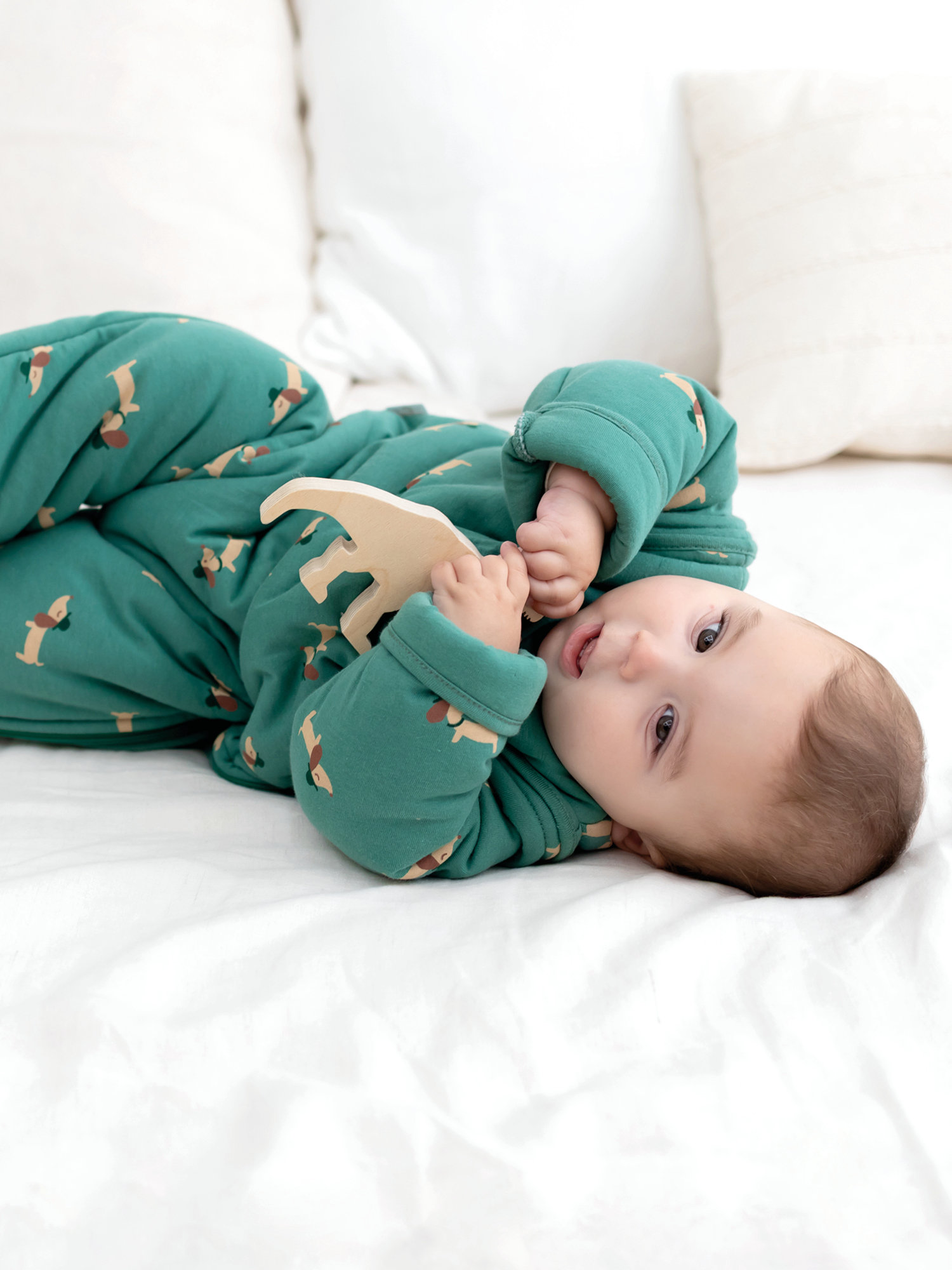 MAGIC BAG Warm cocoon 4-12m WOUFF Wouff spinach TOG 3