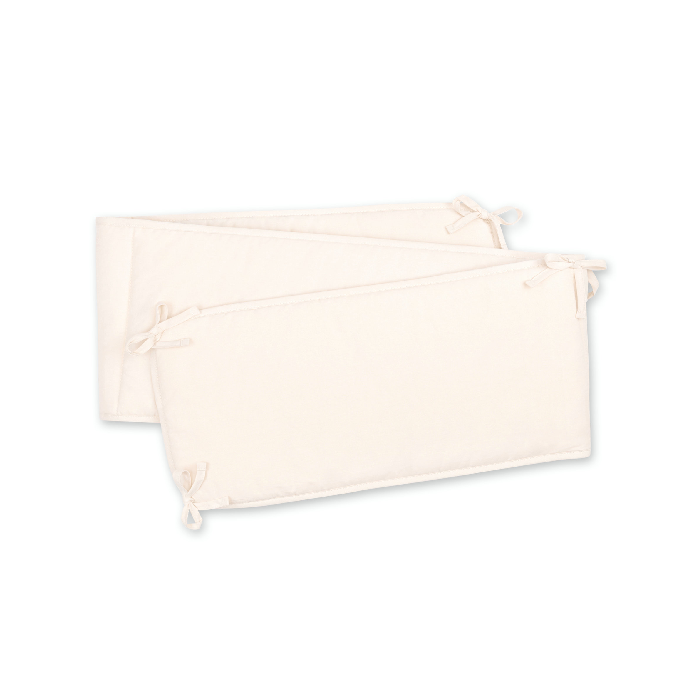 Bed & playpen bumper Pure cotton 30x180cm BEMINI Ivory