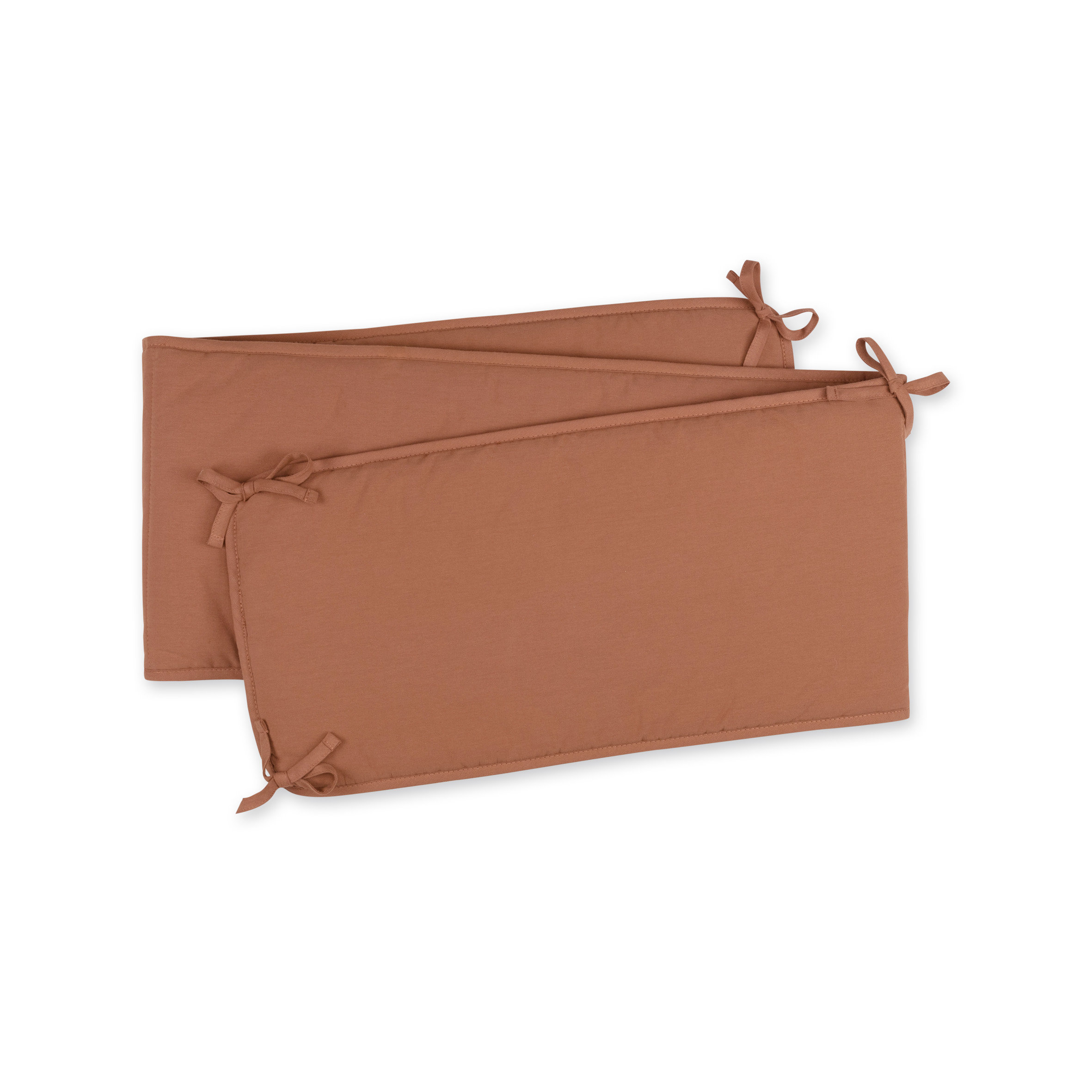 Tour de lit et parc Pure coton 30x180cm BEMINI Moka