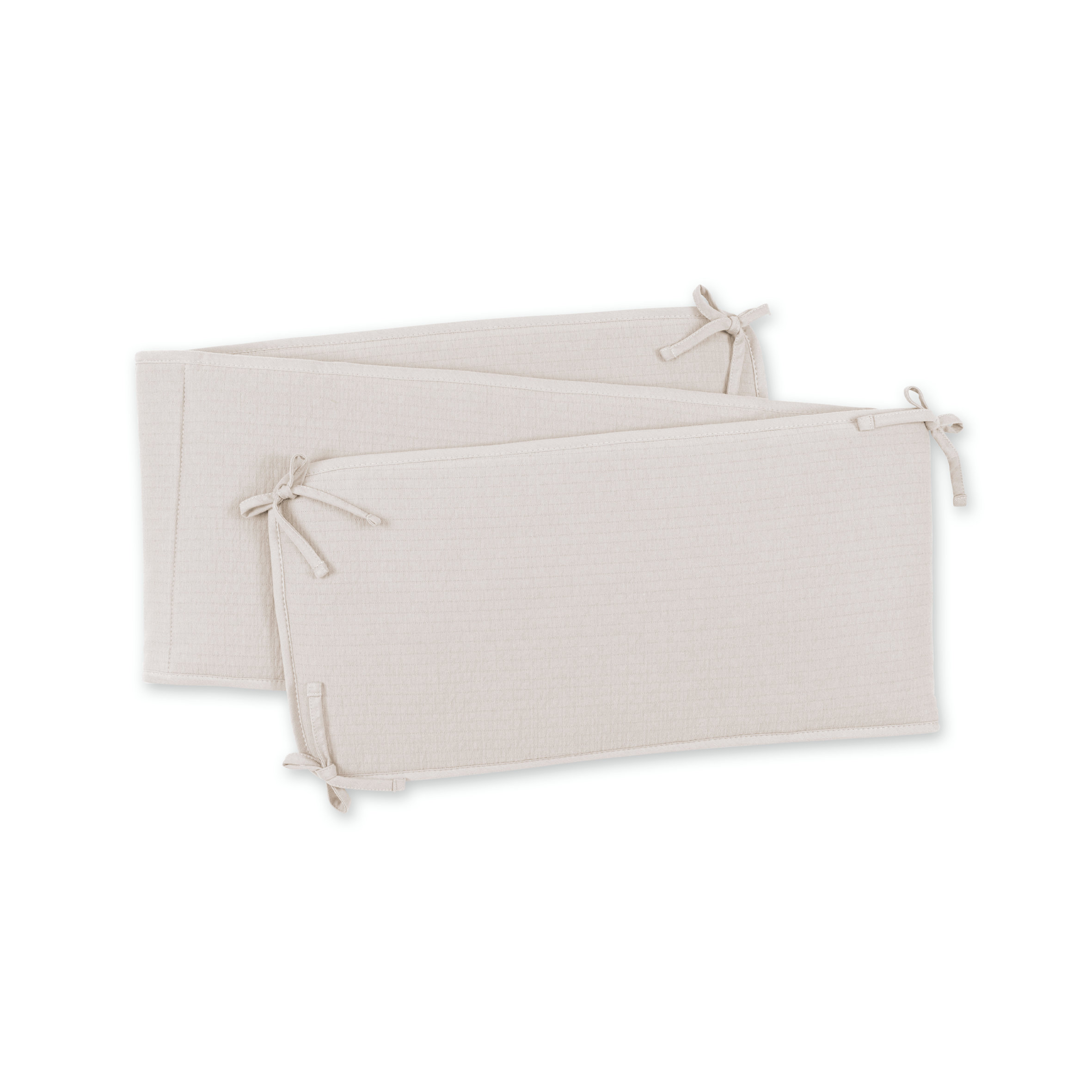 Protector de cuna & parque Jersey texturizado suave 30x180cm CADUM Sand