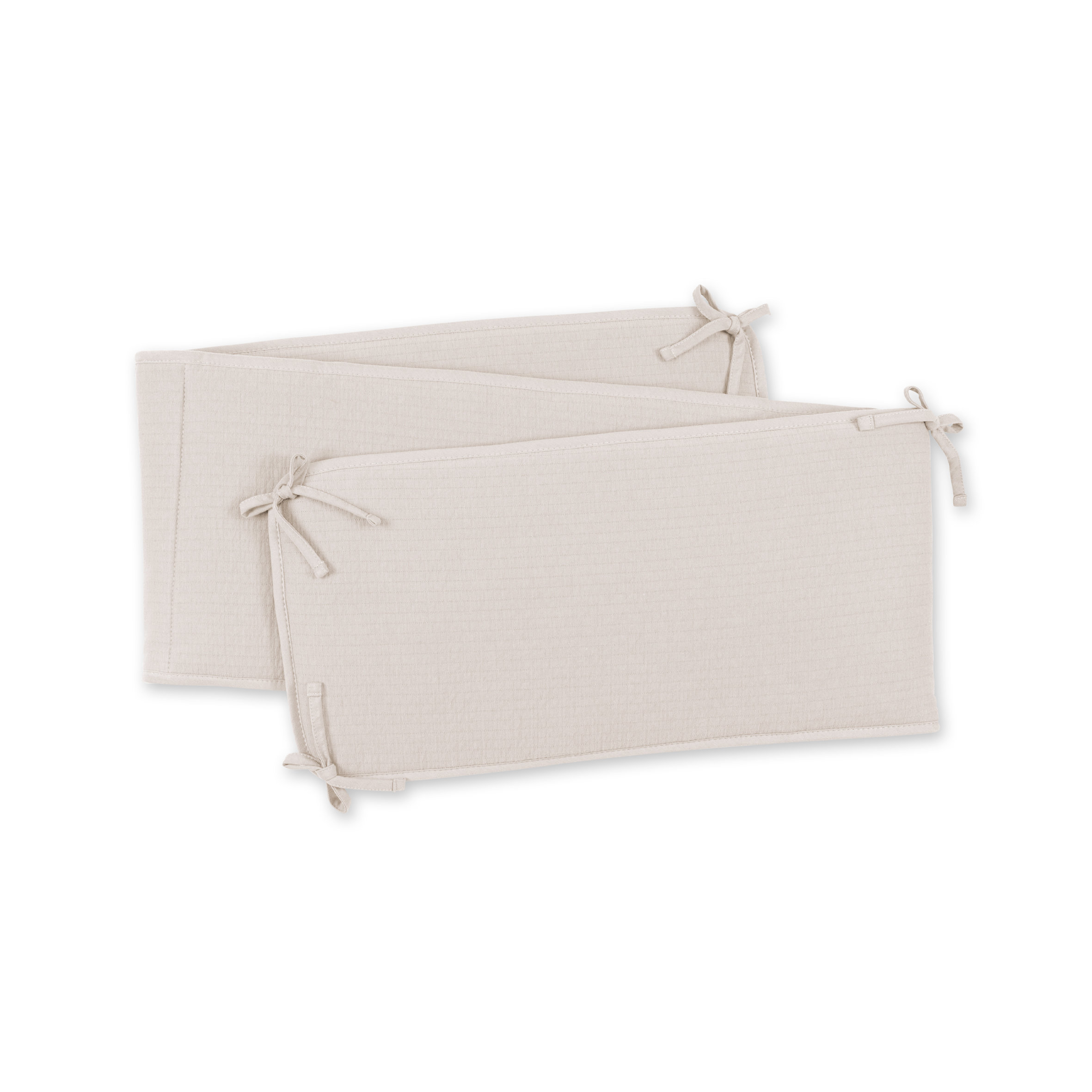 Bett & laufgitter nestchen Weicher Strukturjersey 30x180cm CADUM Sand