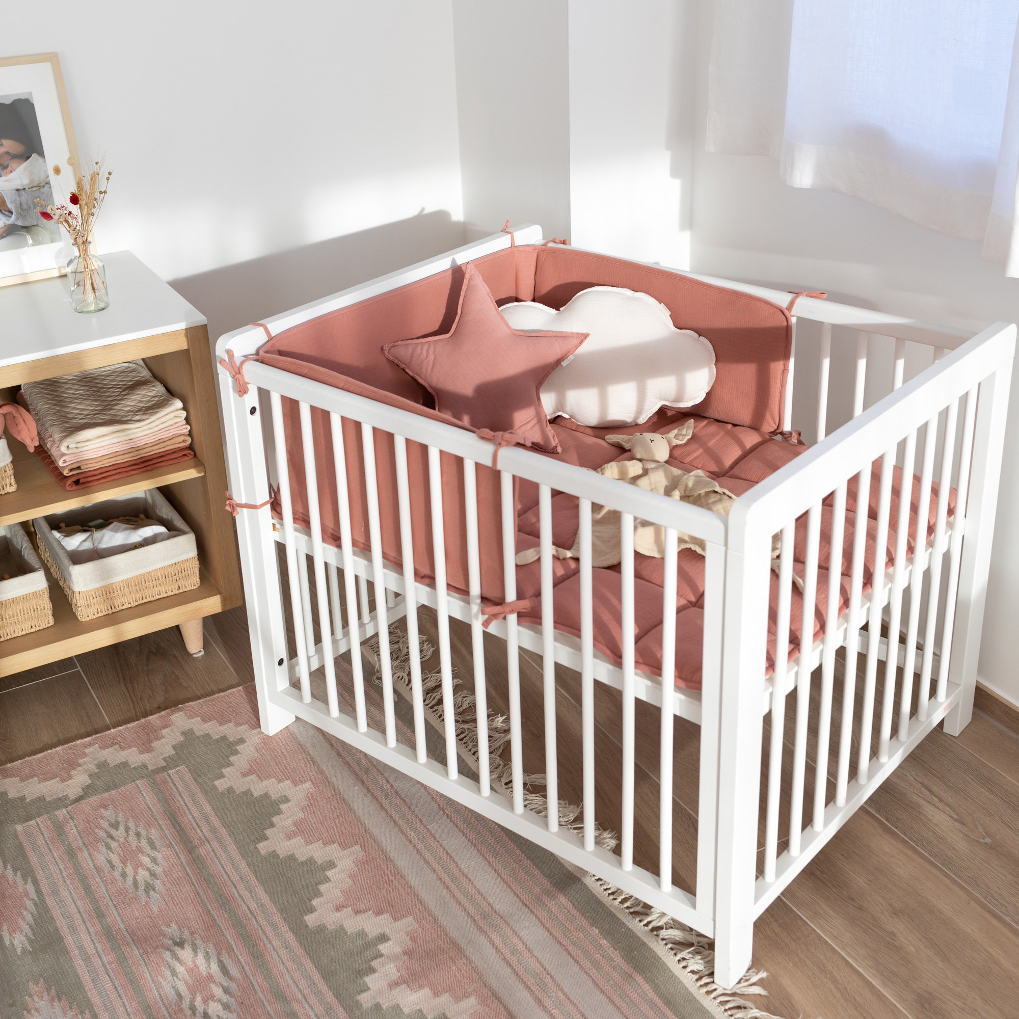 Tour de lit et parc Pady tetra jersey 30x180cm CADUM Bambi[AWARENESS]