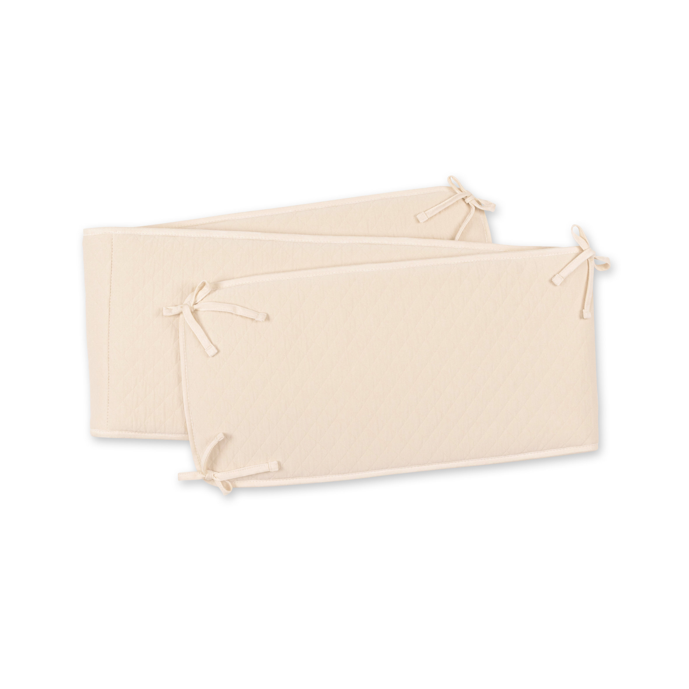 Bed en Park omrander Gewatteerde jersey 30x180cm QUILT Cream