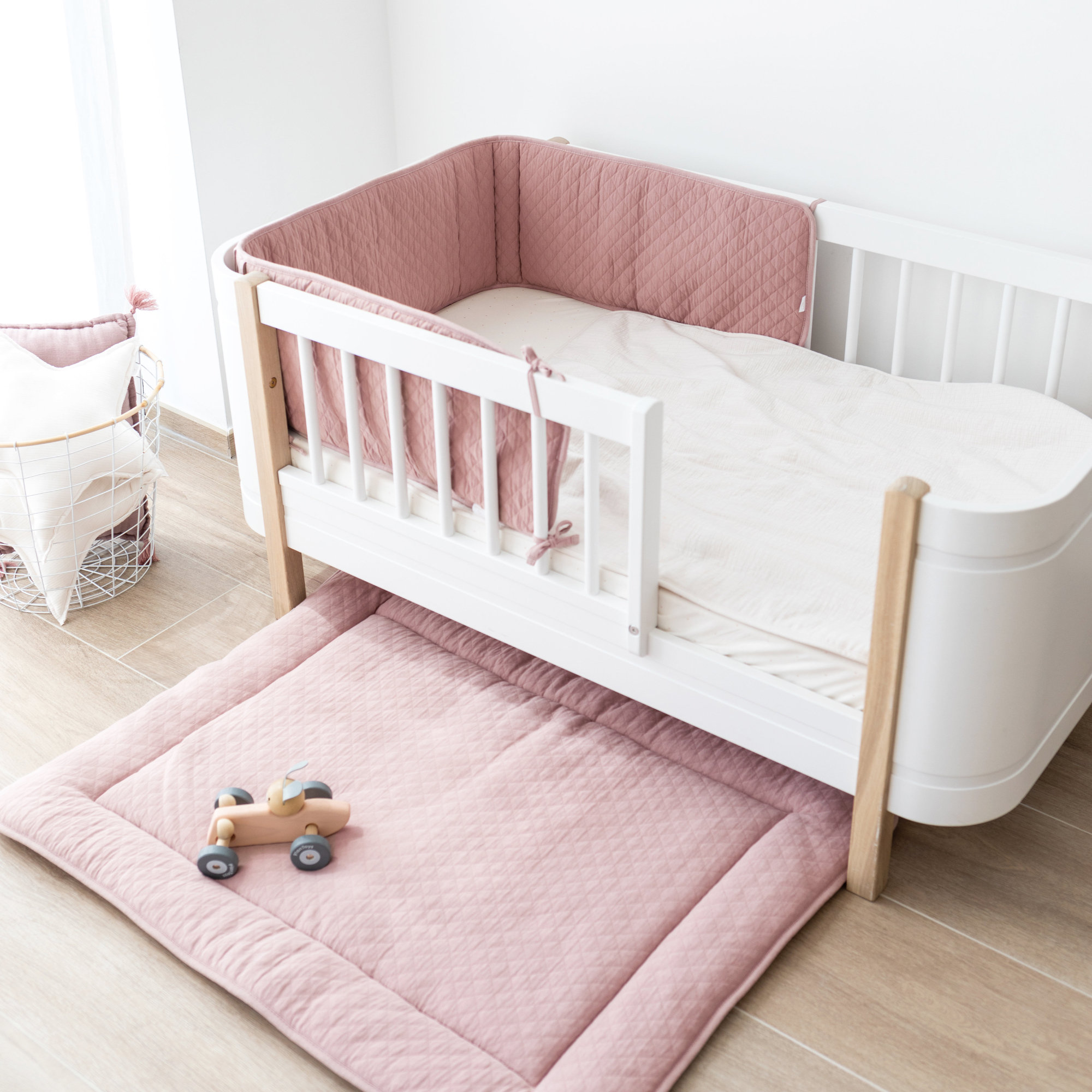 Crib sheet 40x90cm Jersey Vintage Oeko Tex Sheets Bedroom Deco Products The official BEMINI website