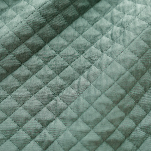 Bed en Park omrander Pady quilted jersey 30x180cm QUILT Green