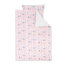 Bettbezug Jersey + jersey 100x140cm ALOHA Flamingo print