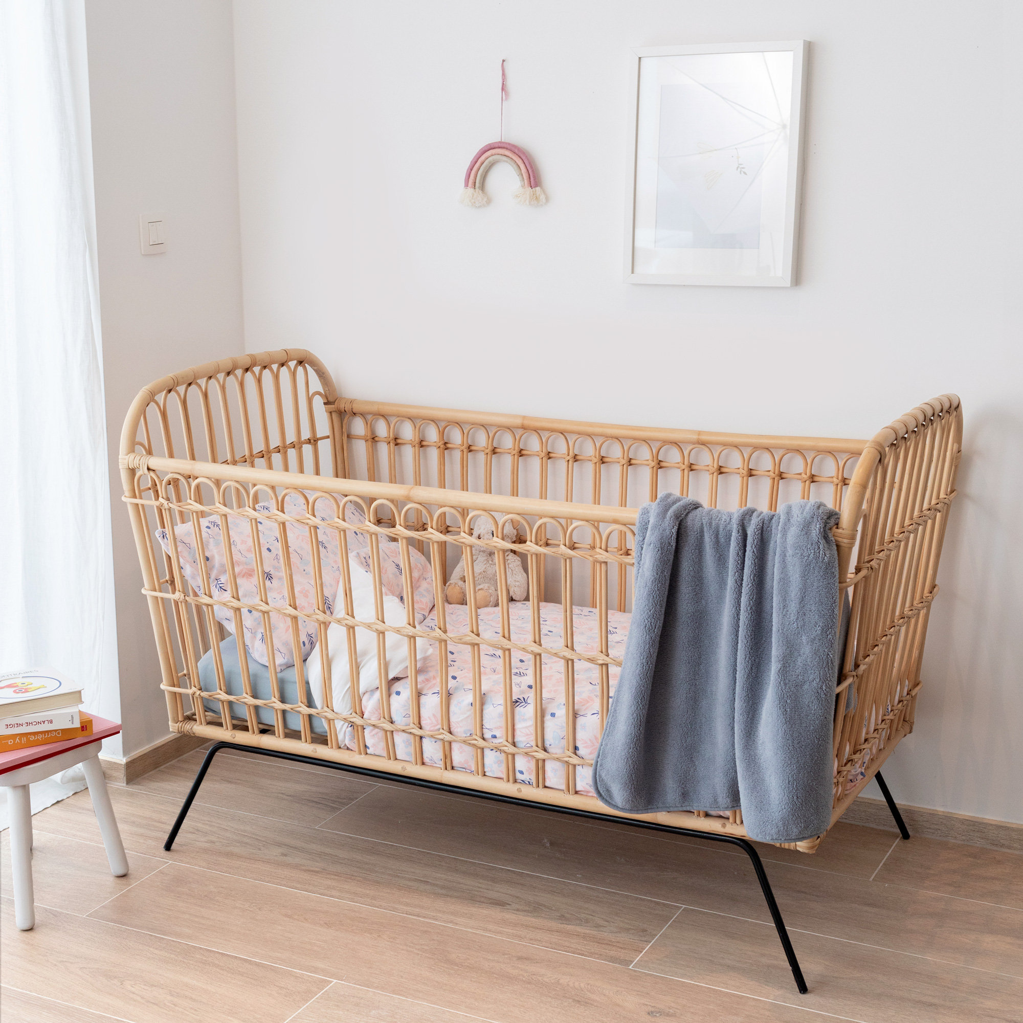 Duvet cover Jersey + jersey 100x140cm ALOHA Flamingo[BEDDING]