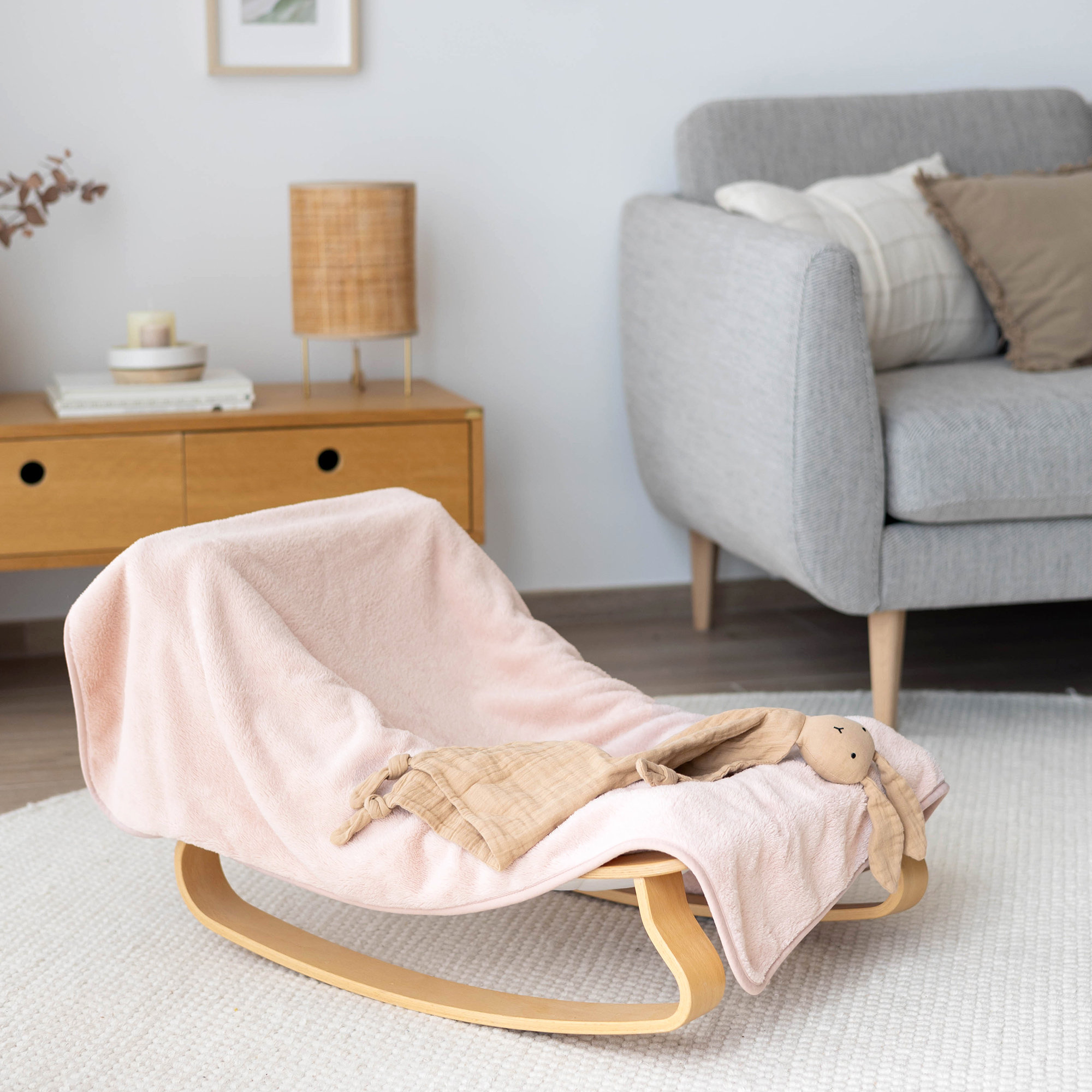 Manta Softy 75x100cm BEMINI Blush TOG 2.5[BEDDING]