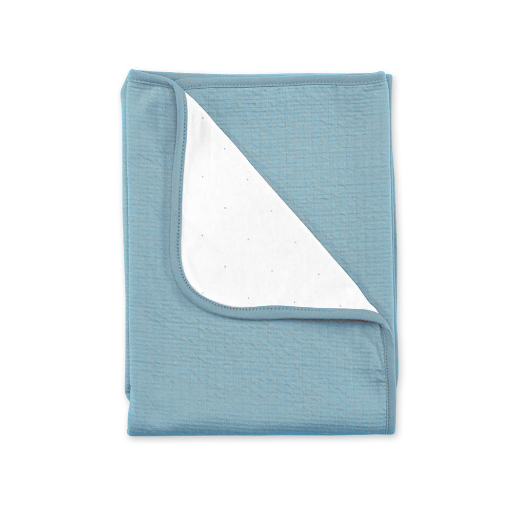 Couverture Tetra jersey + jersey 75x100cm CADUM Bleu minéral tog 1.5