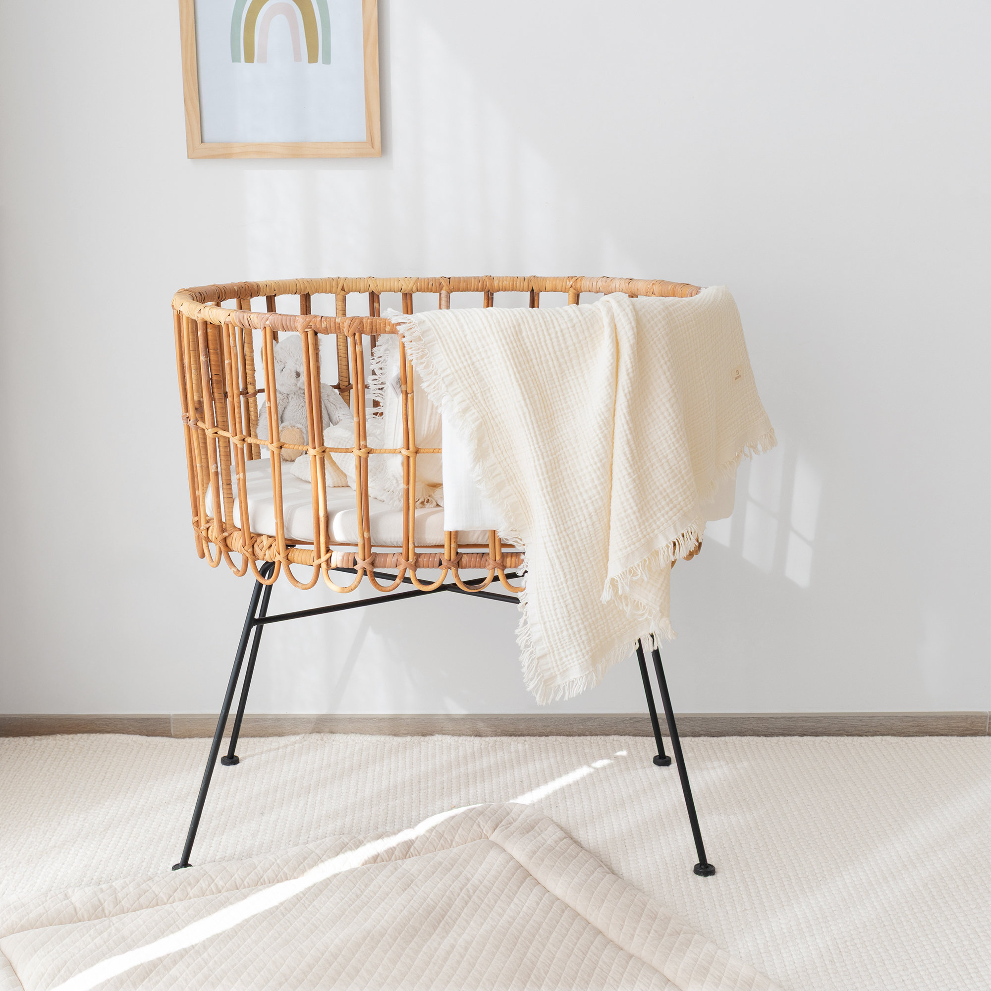 Kuscheldecke Swaddle comfort 80x100cm CUDLY Ecru TOG 1[BEDDING]