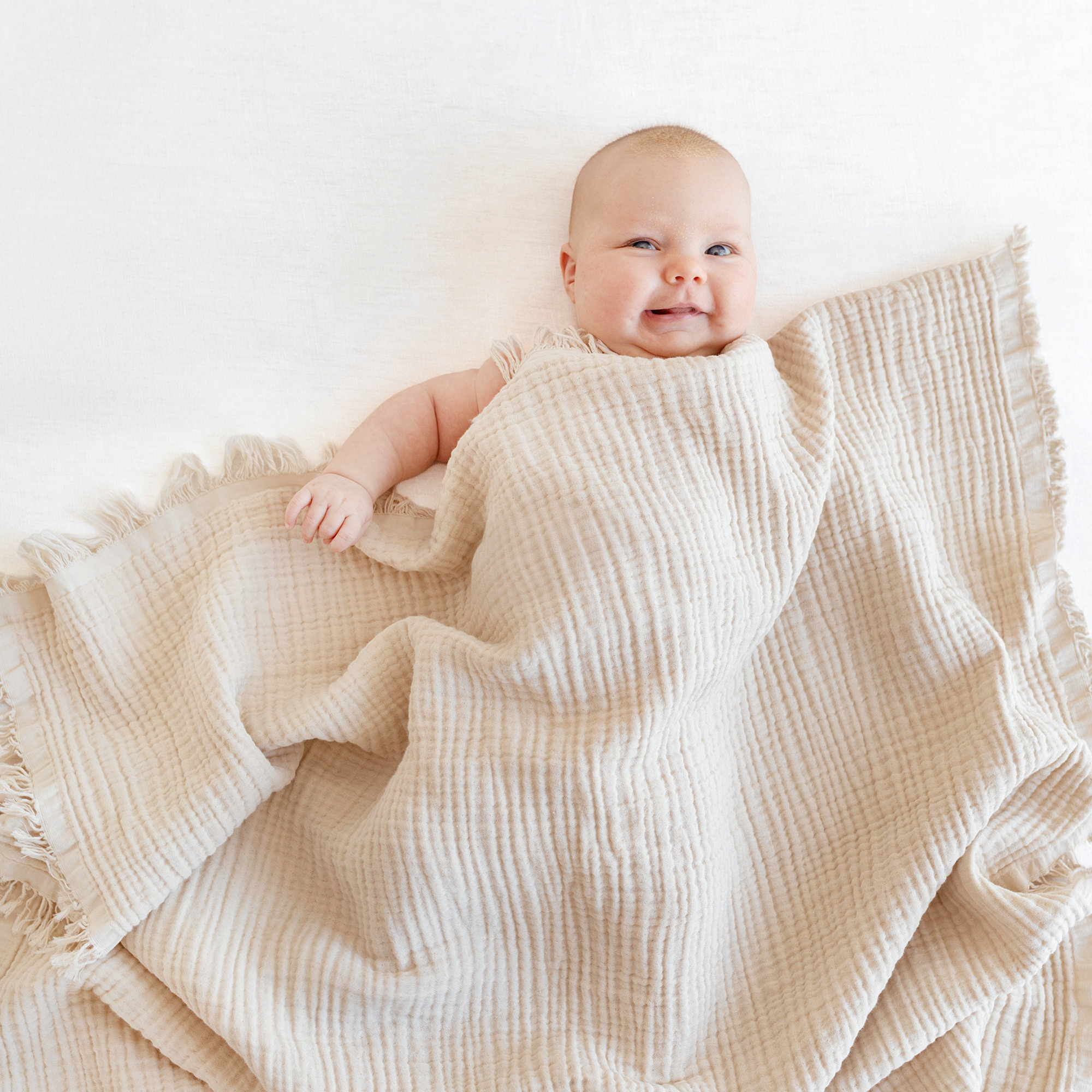 Kuscheldecke Purer Komfort 80x100cm CUDLY Naturel TOG 1