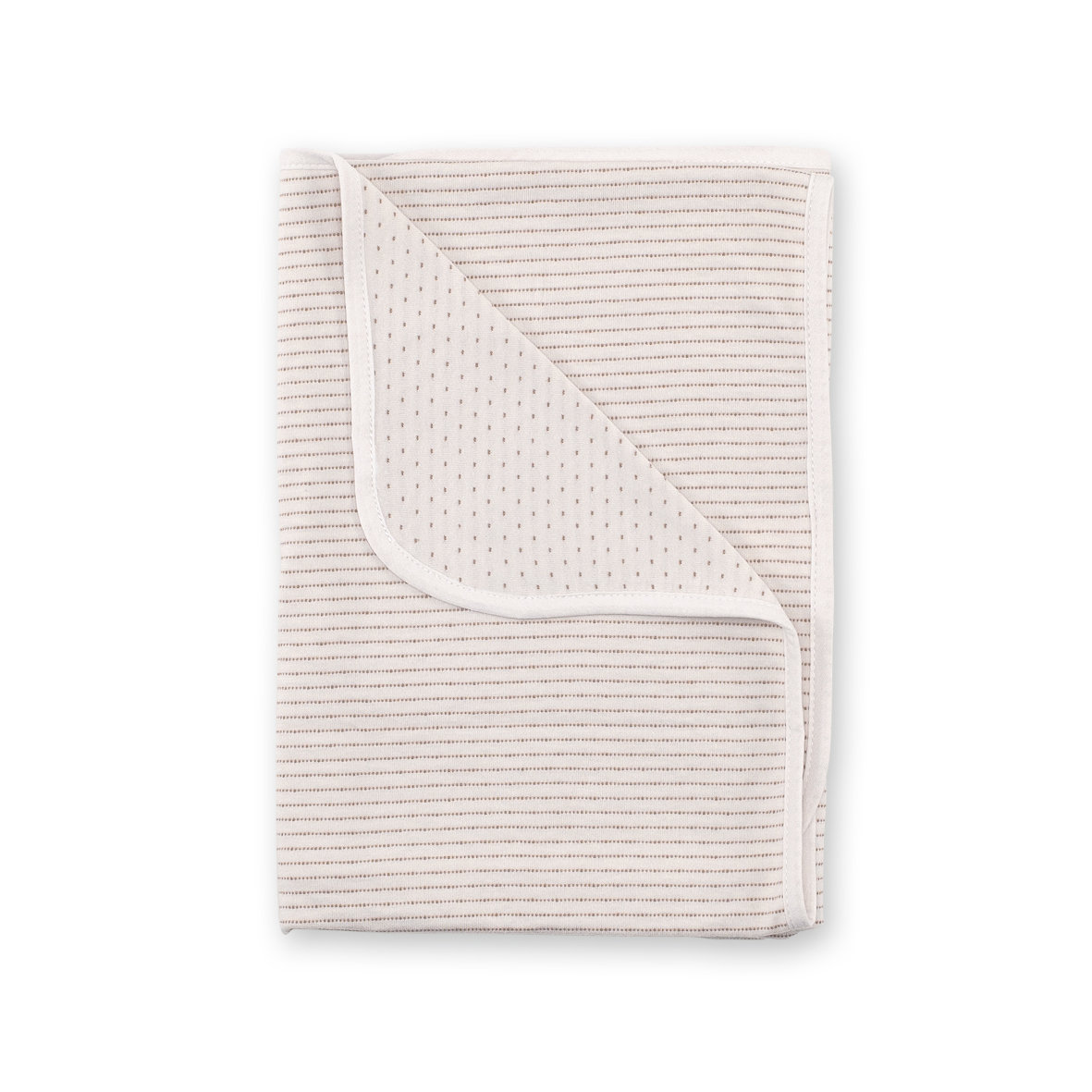 Couverture Twin jersey 75x100cm DUNES Stripe grege tog 1