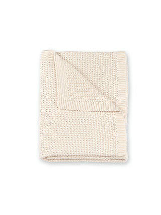 Blanket Tender knit 80x100cm KNITT Ecru TOG 1.5