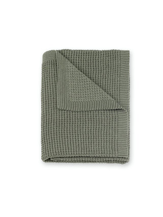 Blanket Tender knit 80x100cm KNITT Kaki TOG 1.5