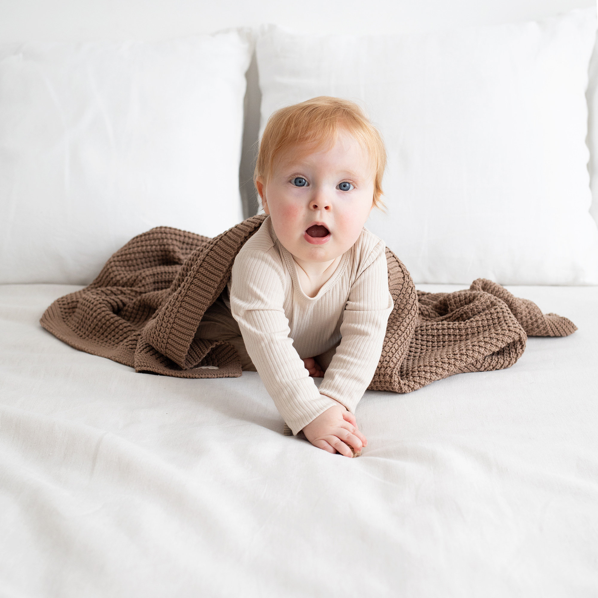 Blanket Knitty 80x100cm KNITT Muffin TOG 1.5[BEDDING]