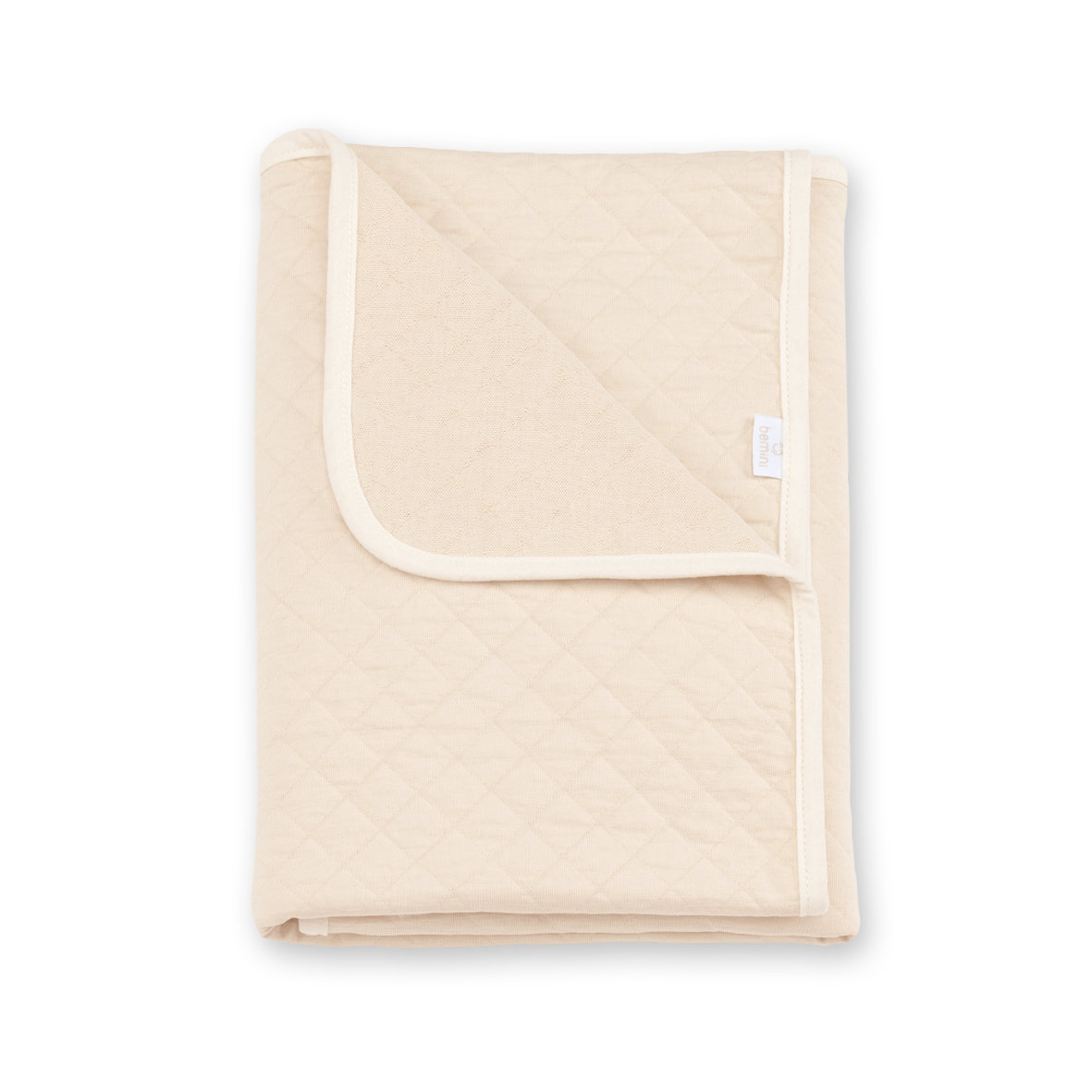 Blanket Pady quilted jersey 75x100cm QUILT Cream TOG 1.5